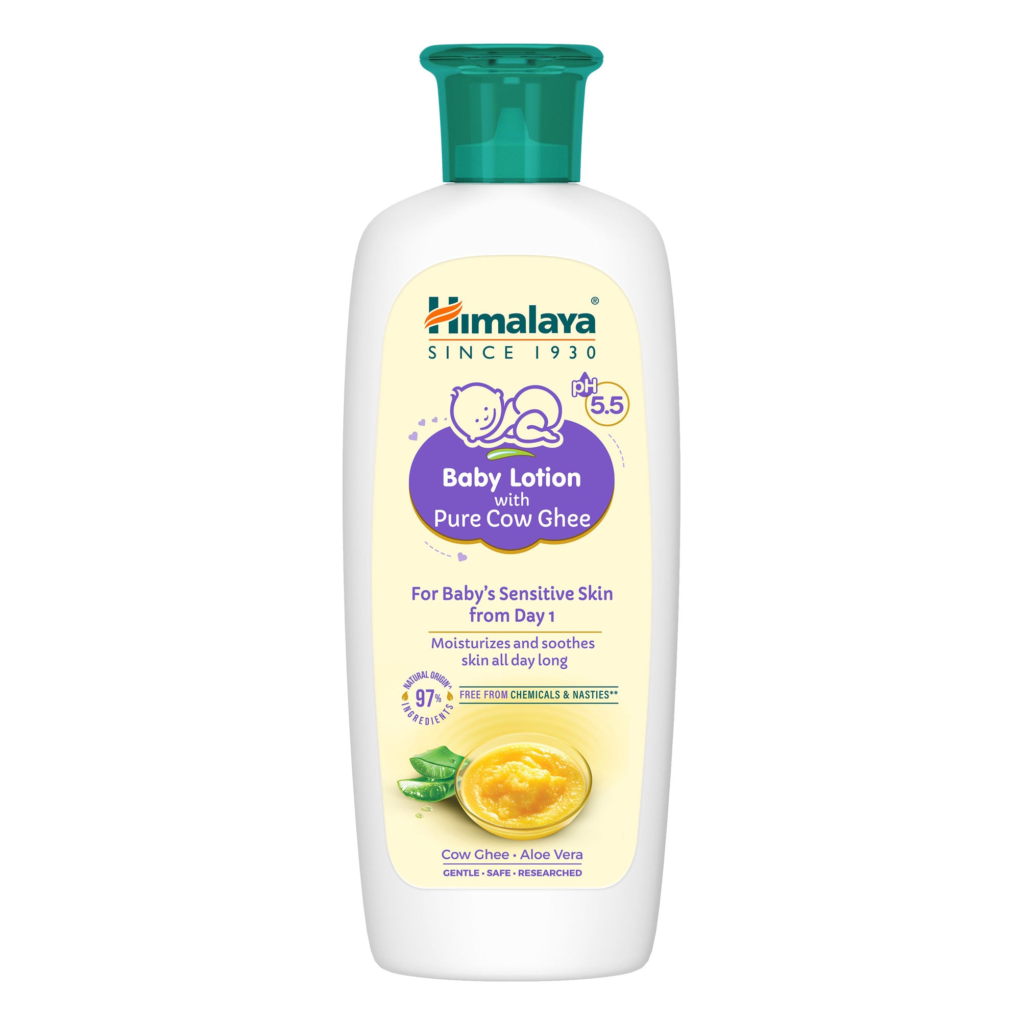 Himalaya Baby Lotion with Pure Cow Ghee 100ml Front