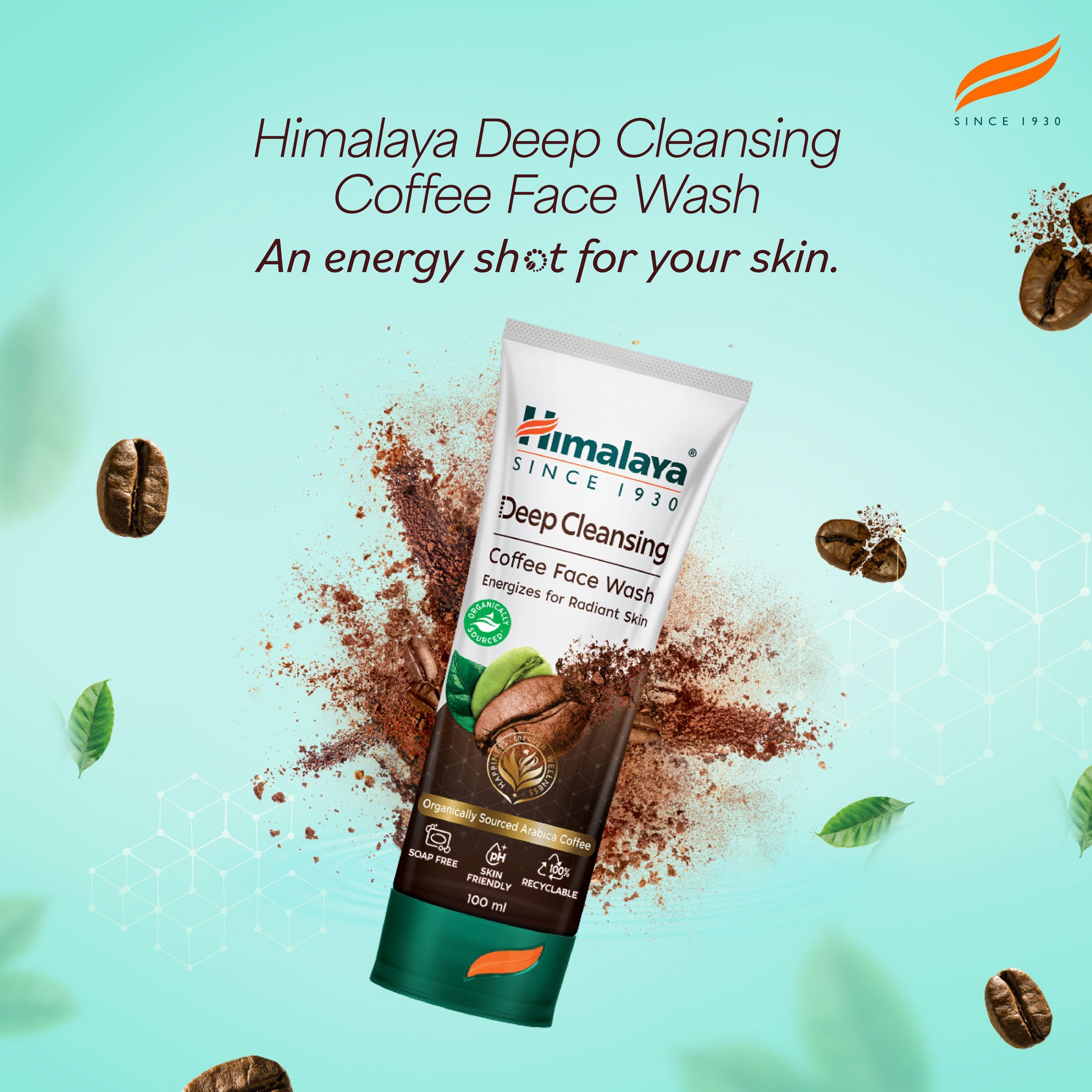 Himalaya Deep Cleansing Coffee Face Wash - An energy shot for your skin. 