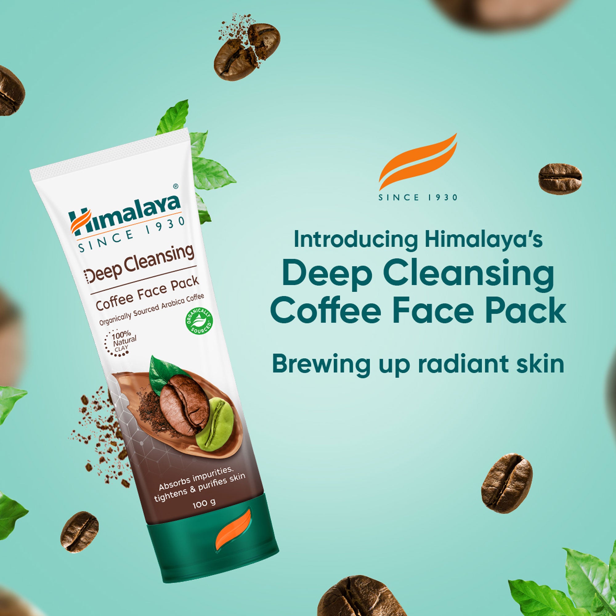 Himalaya Deep Cleansing Coffee Face Pack 100g - Brewing up radiant skin