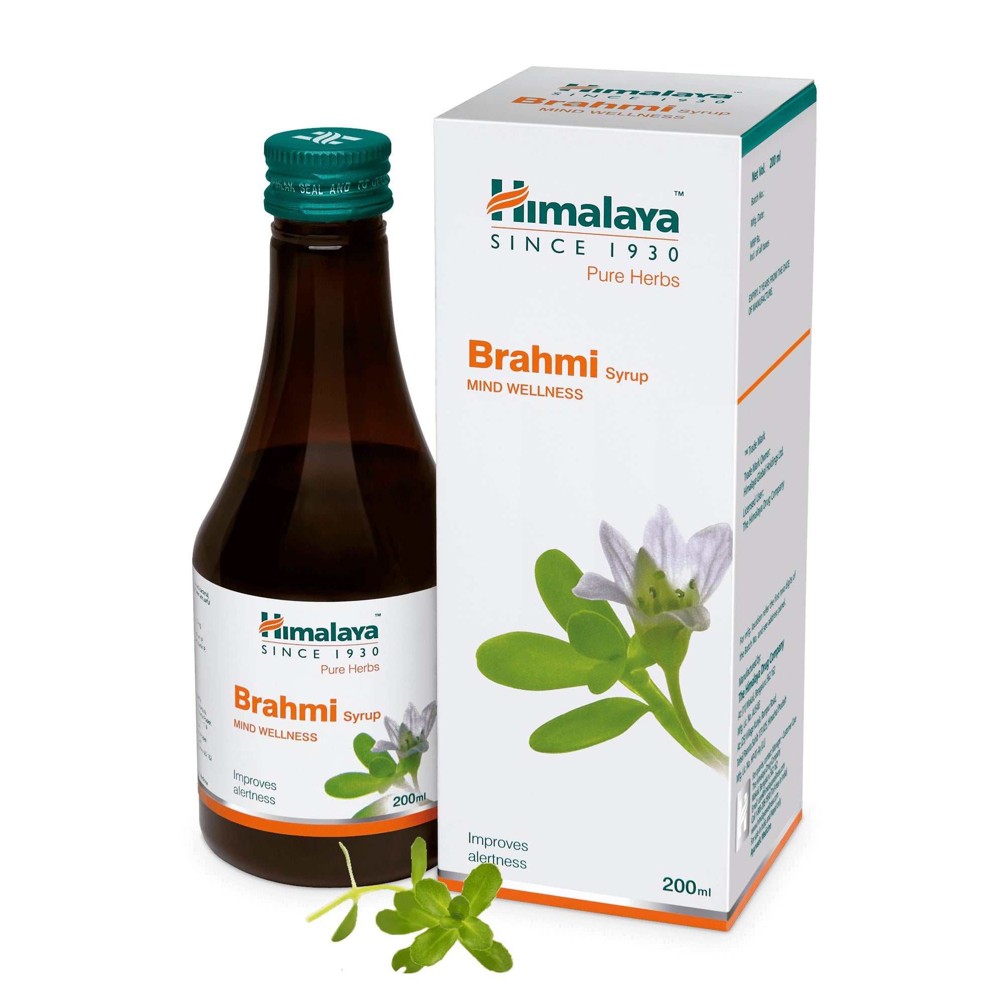 Himalaya Brahmi Syrup 200ml- Helps calm the mind, promote clarity of thought, and memory consolidation