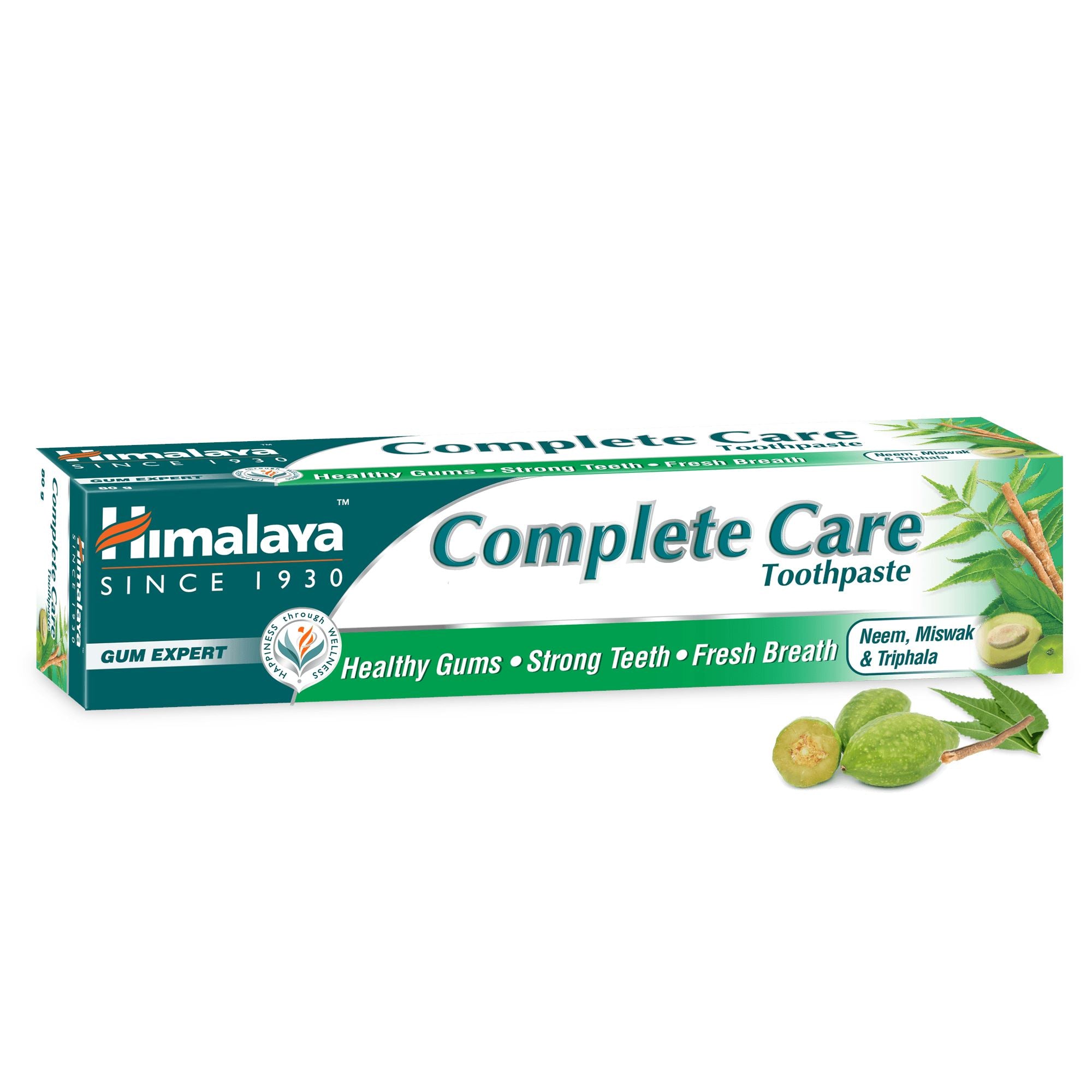 Himalaya Complete Care Toothpaste 80g - Healthy gums, Strong teeth, and Fresh breath