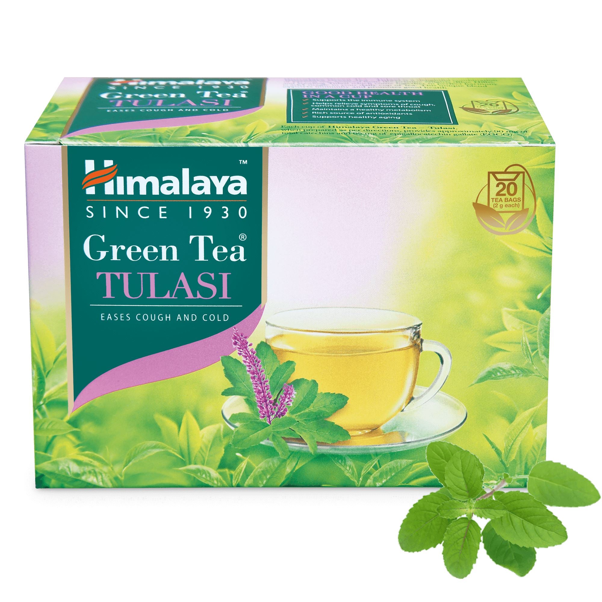 Himalaya Green Tea TULASI - Supports immunity and promotes good health