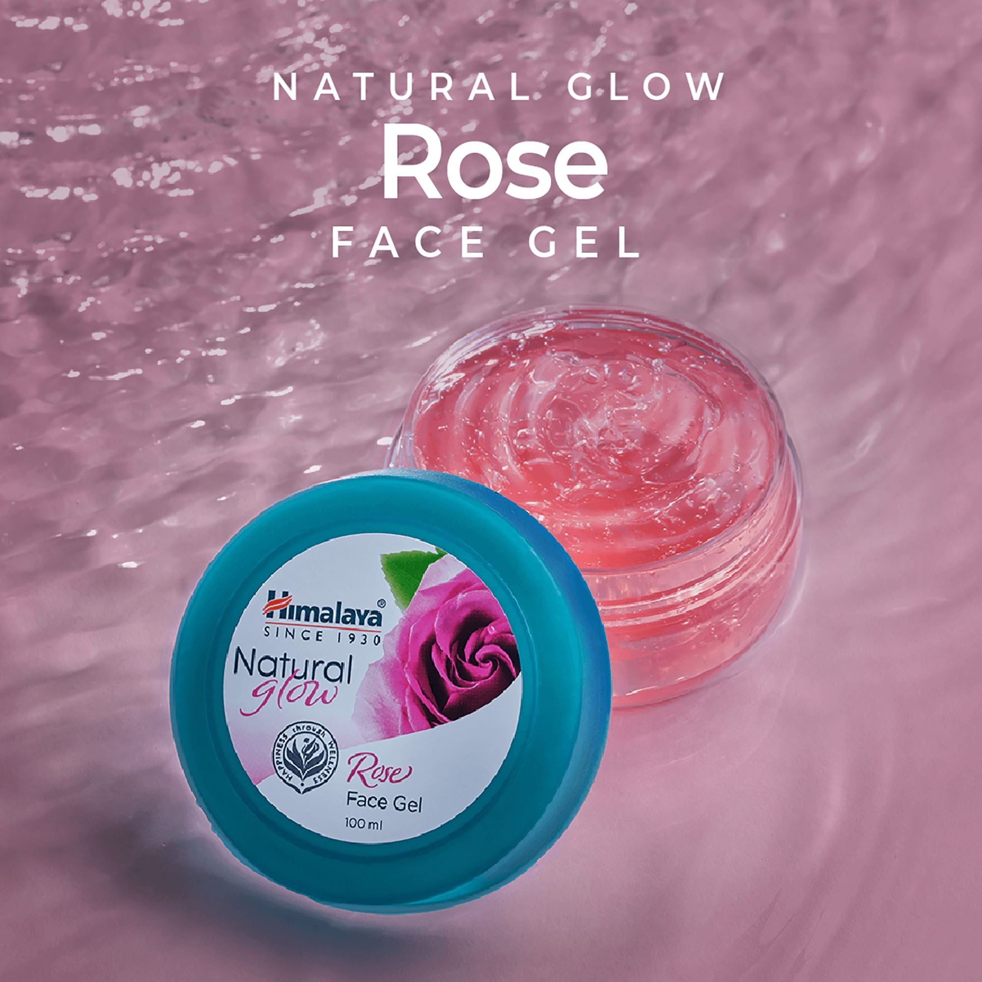 Himalaya Natural Glow Rose Face Gel - Revitalizes Dull Skin