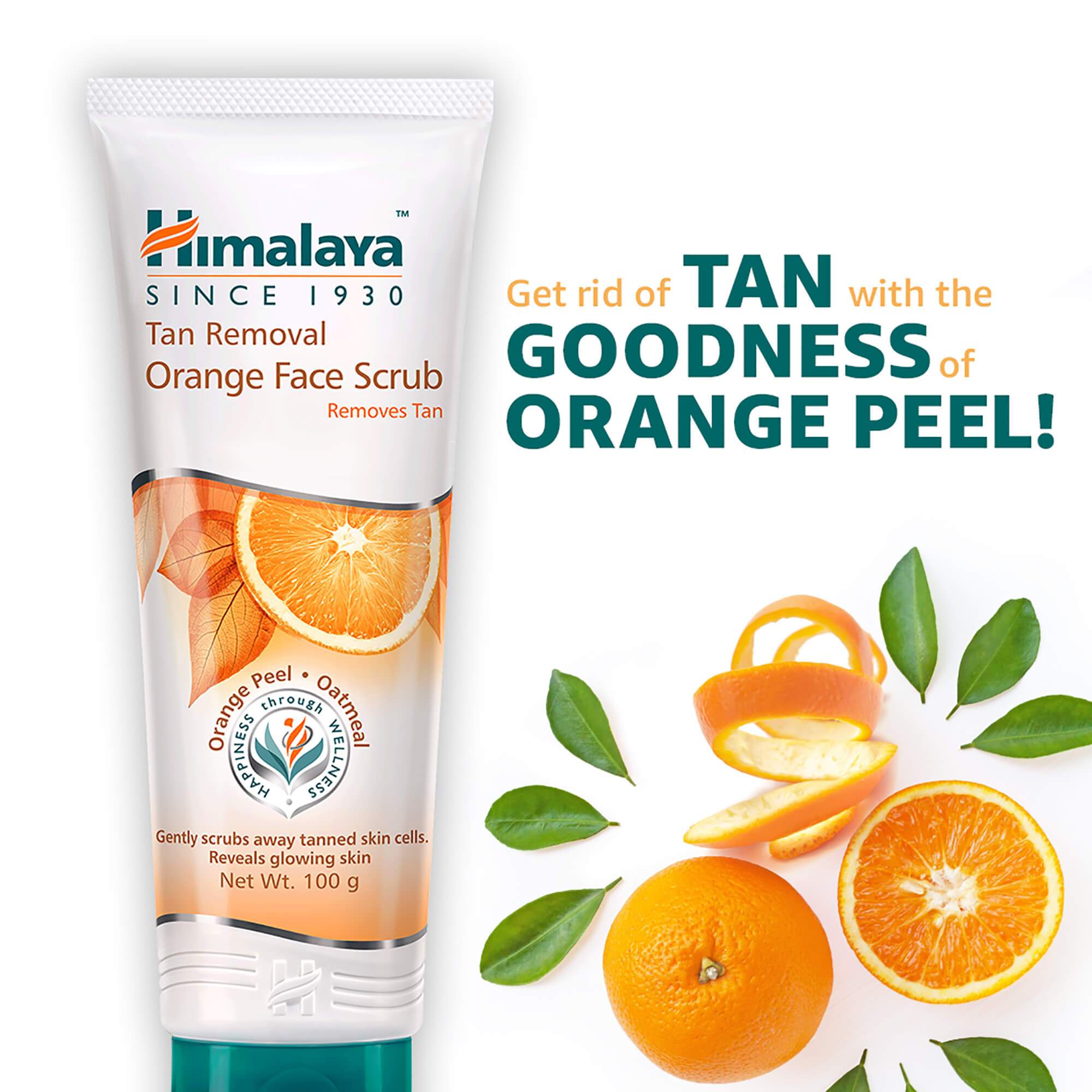 Tan Removal Orange Face Scrub