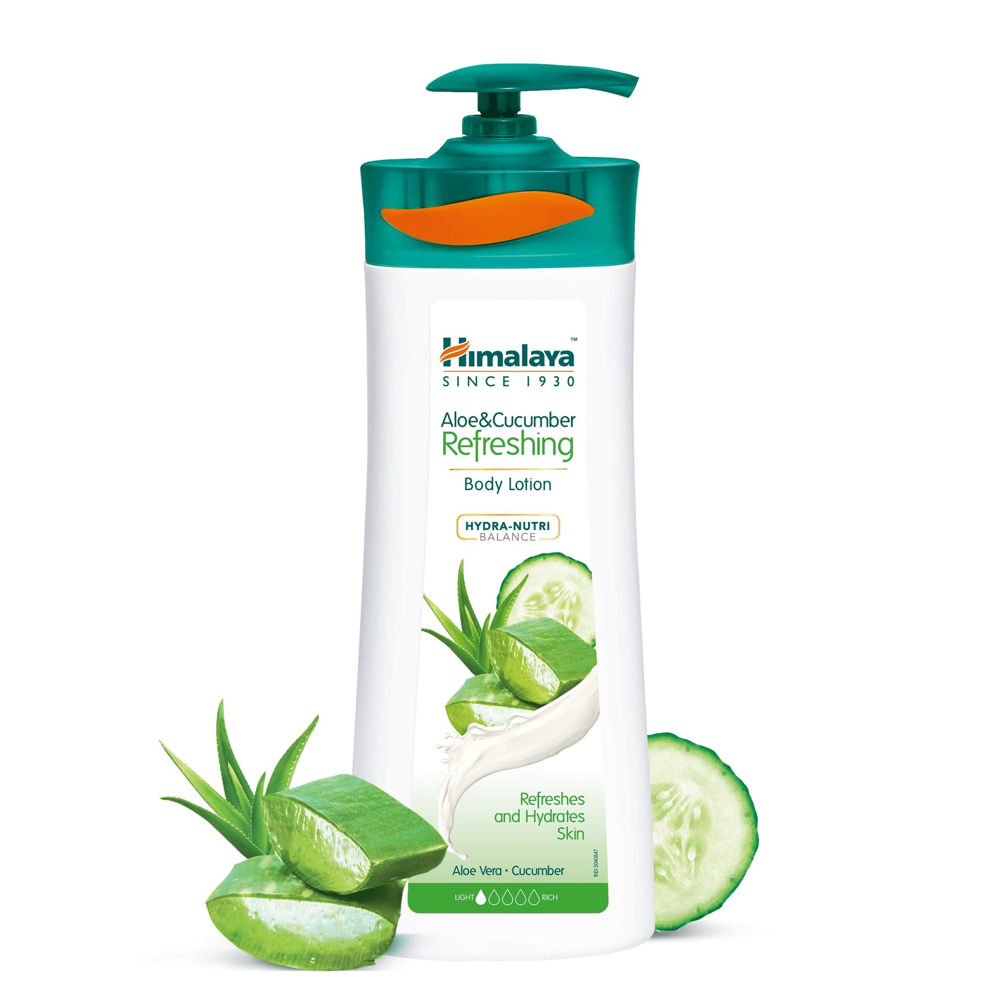 Himalaya Aloe & Cucumber Refreshing Body Lotion 400ml - Hydrates and refreshes skin 