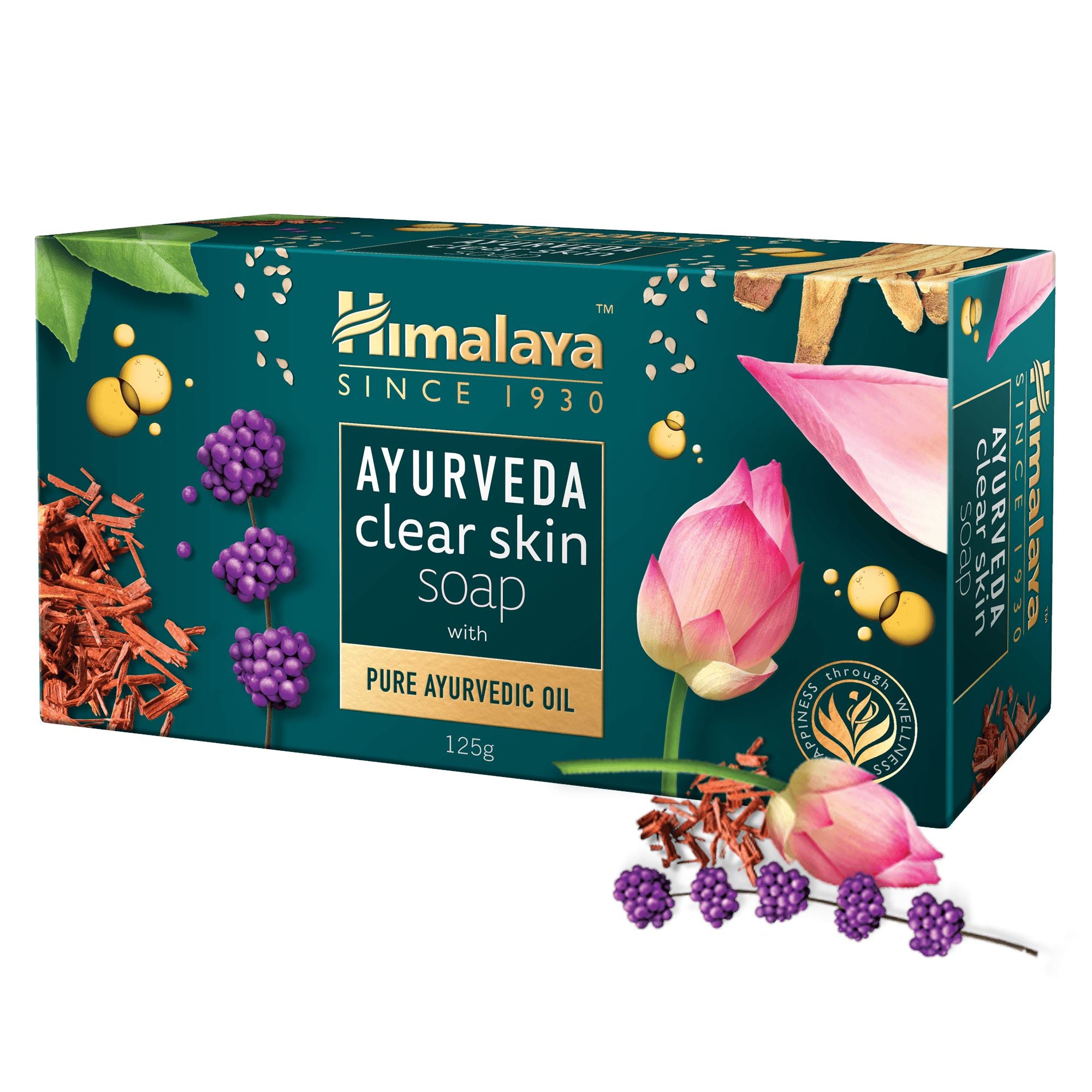 Himalaya AYURVEDA clear skin soap 125g - Product with Herbs