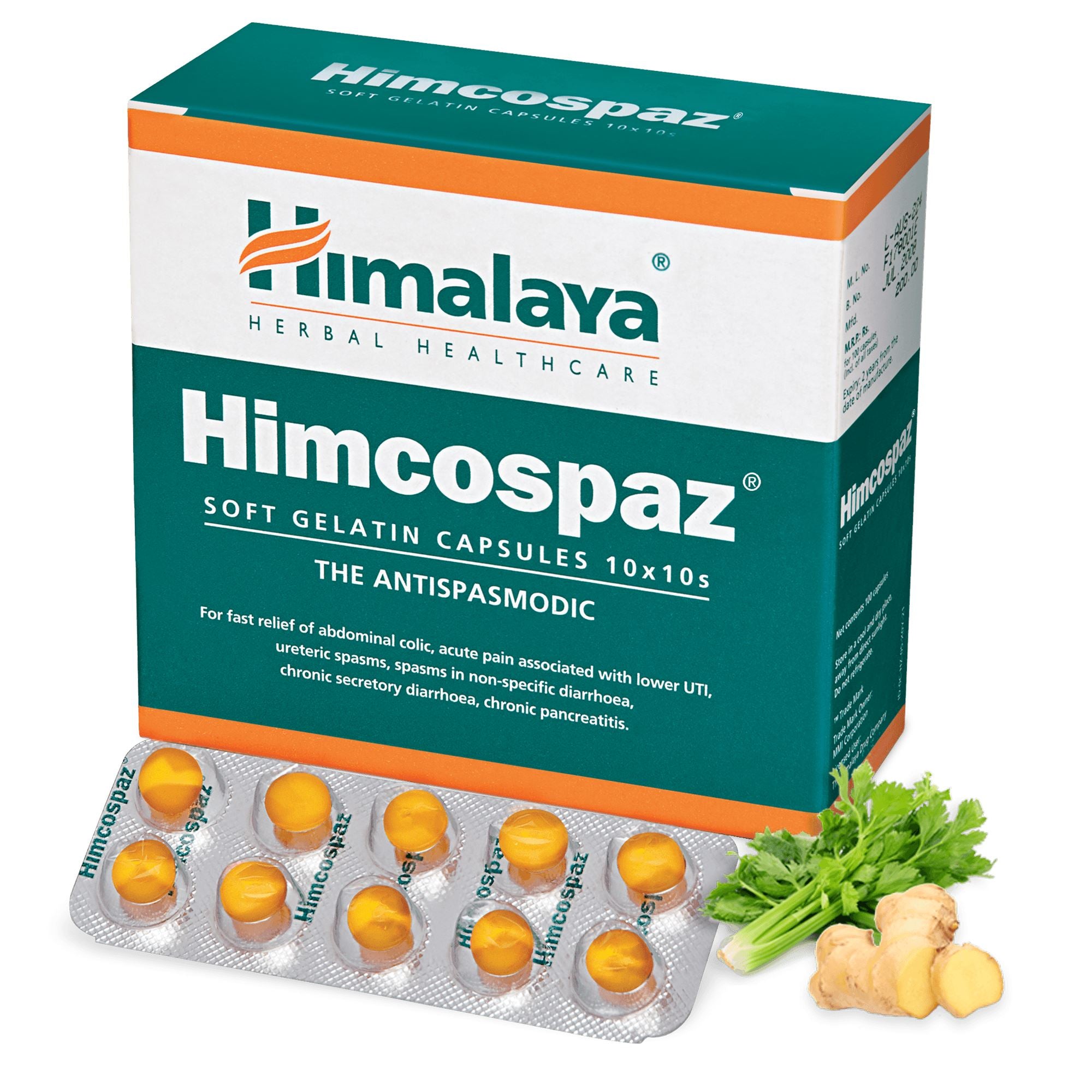 Himalaya Himcospaz - Controls diarrhea, dysentery, abdominal colic, and menstruation