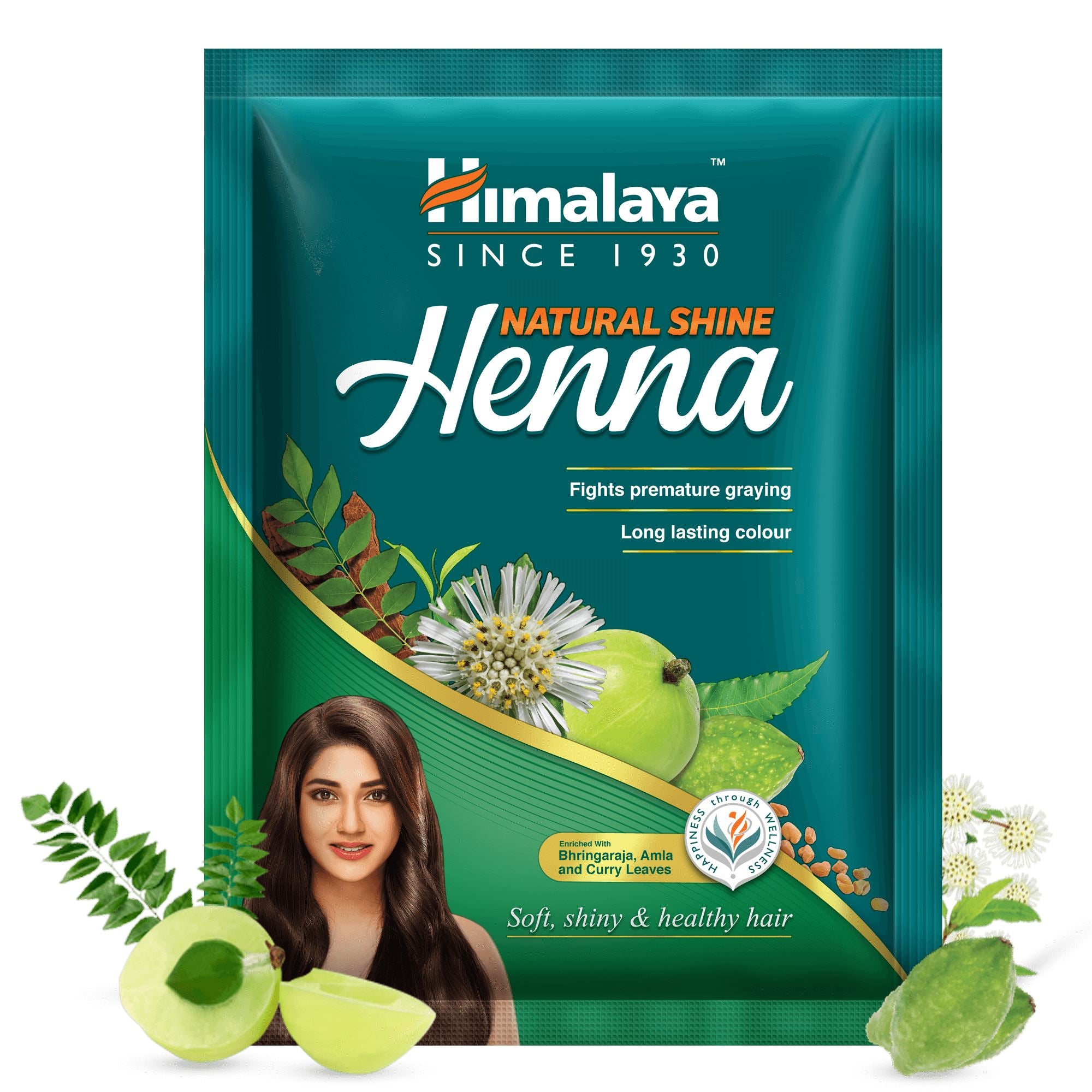 Himalaya Natural Shine Henna - Long lasting hair colour