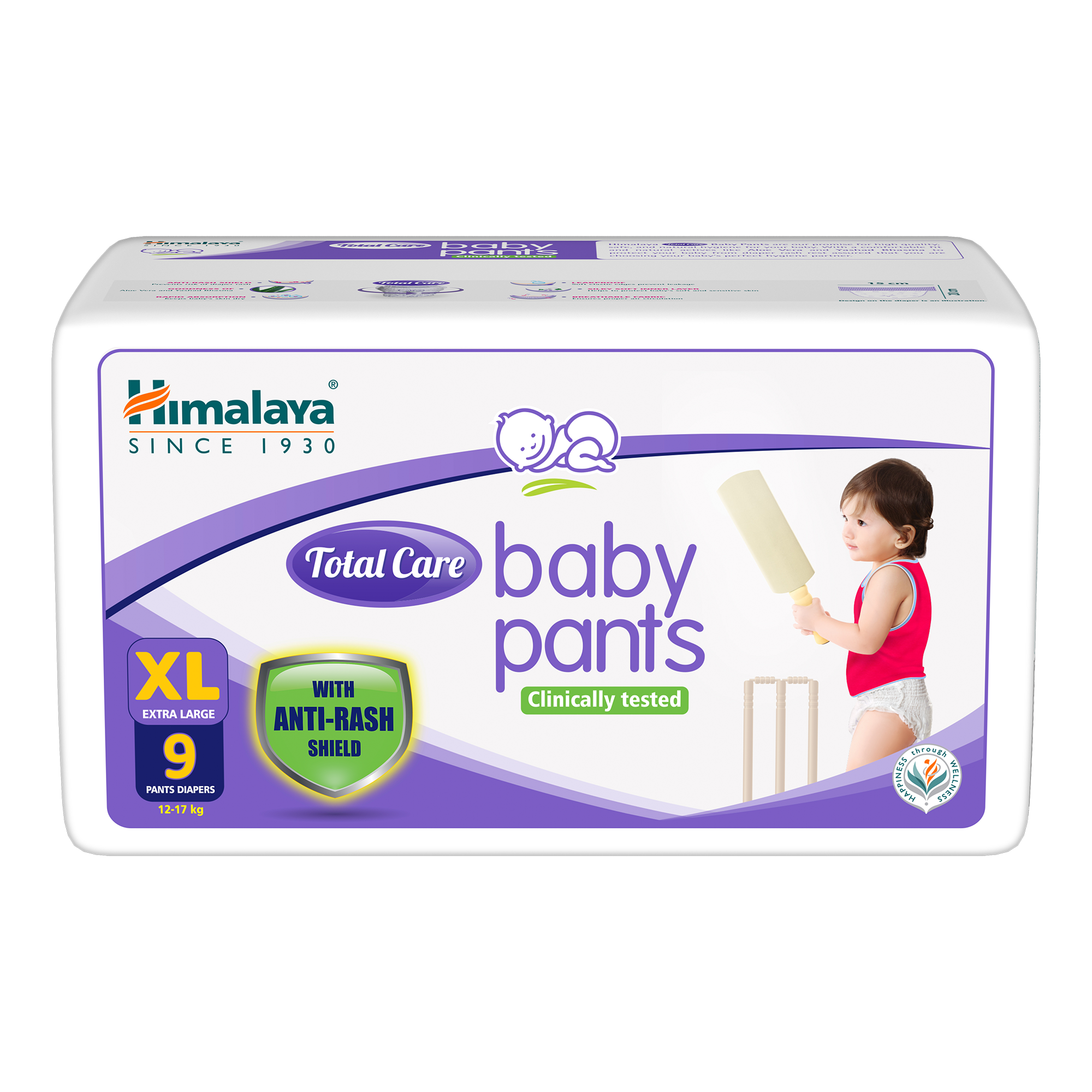 Himalaya Total Care Baby Pants Diapers Small Up to 7 Kg 80 Diapers