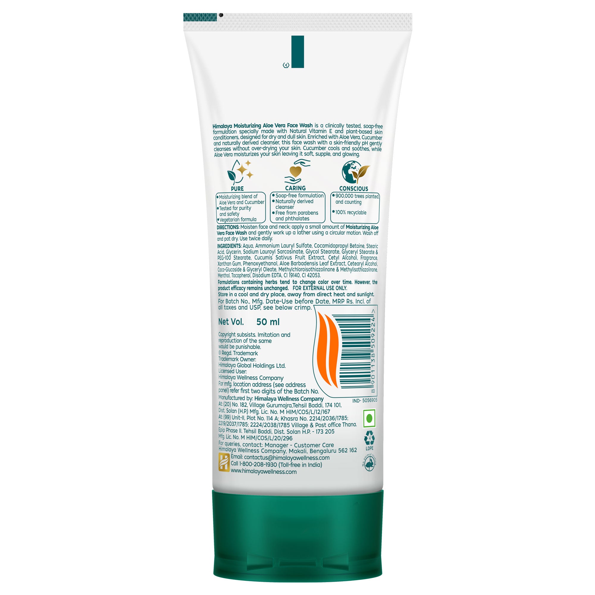 Moisturizing Aloe Vera Face Wash