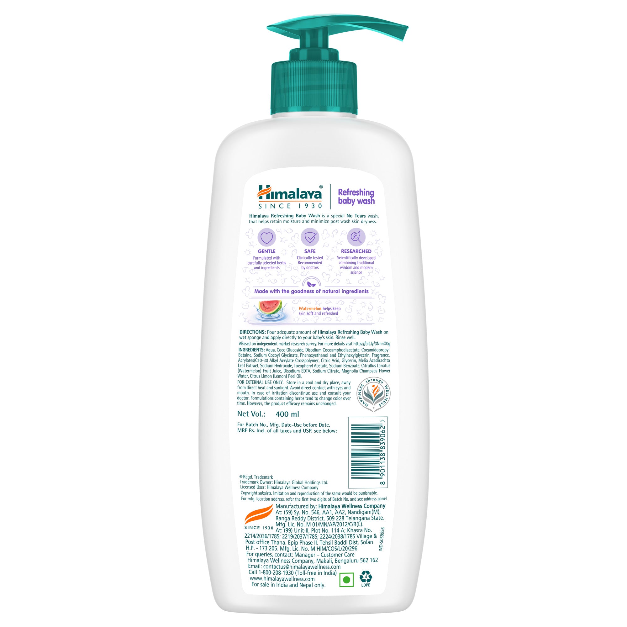 Himalaya Refreshing Baby Wash