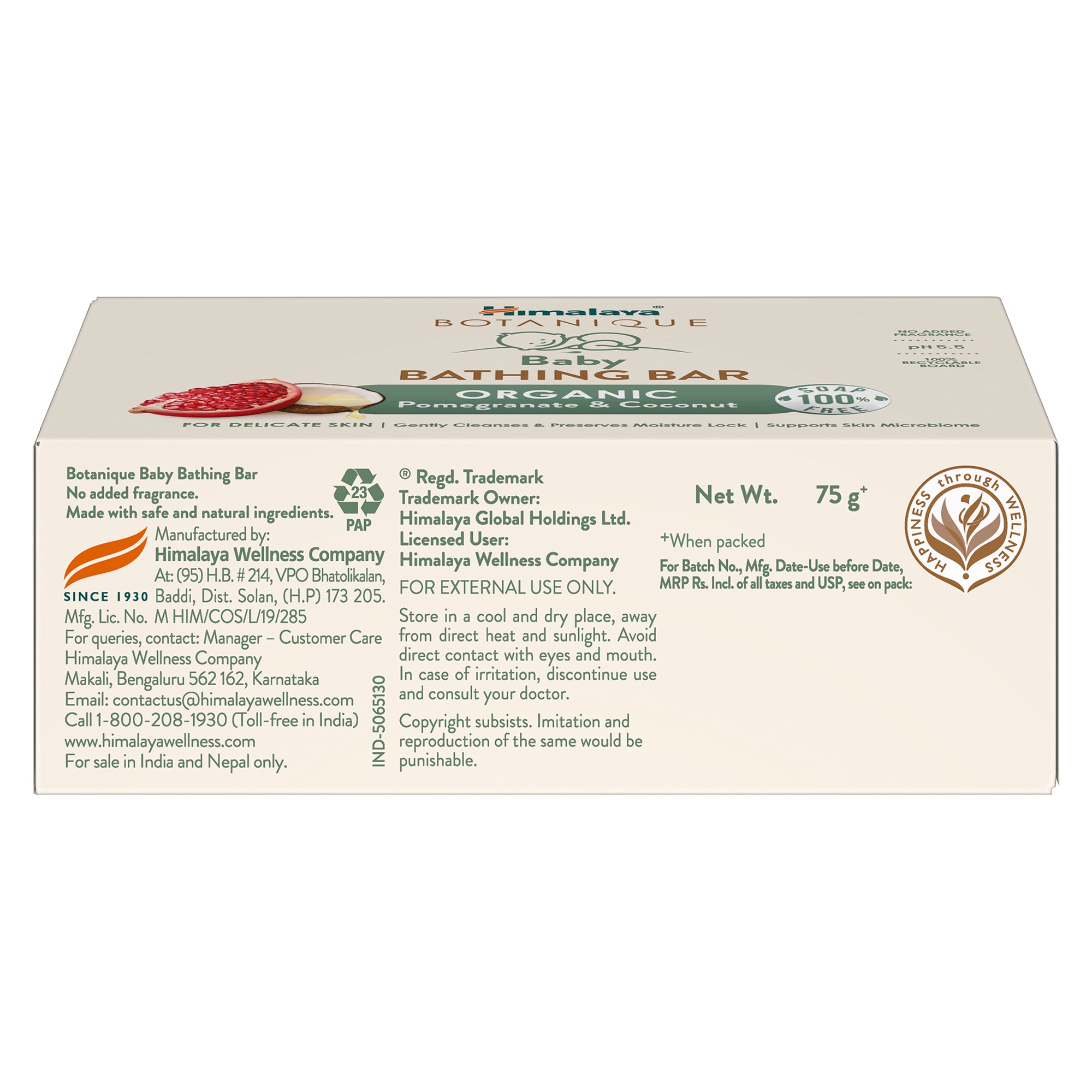 Himalaya Botanique Baby Bathing Bar
