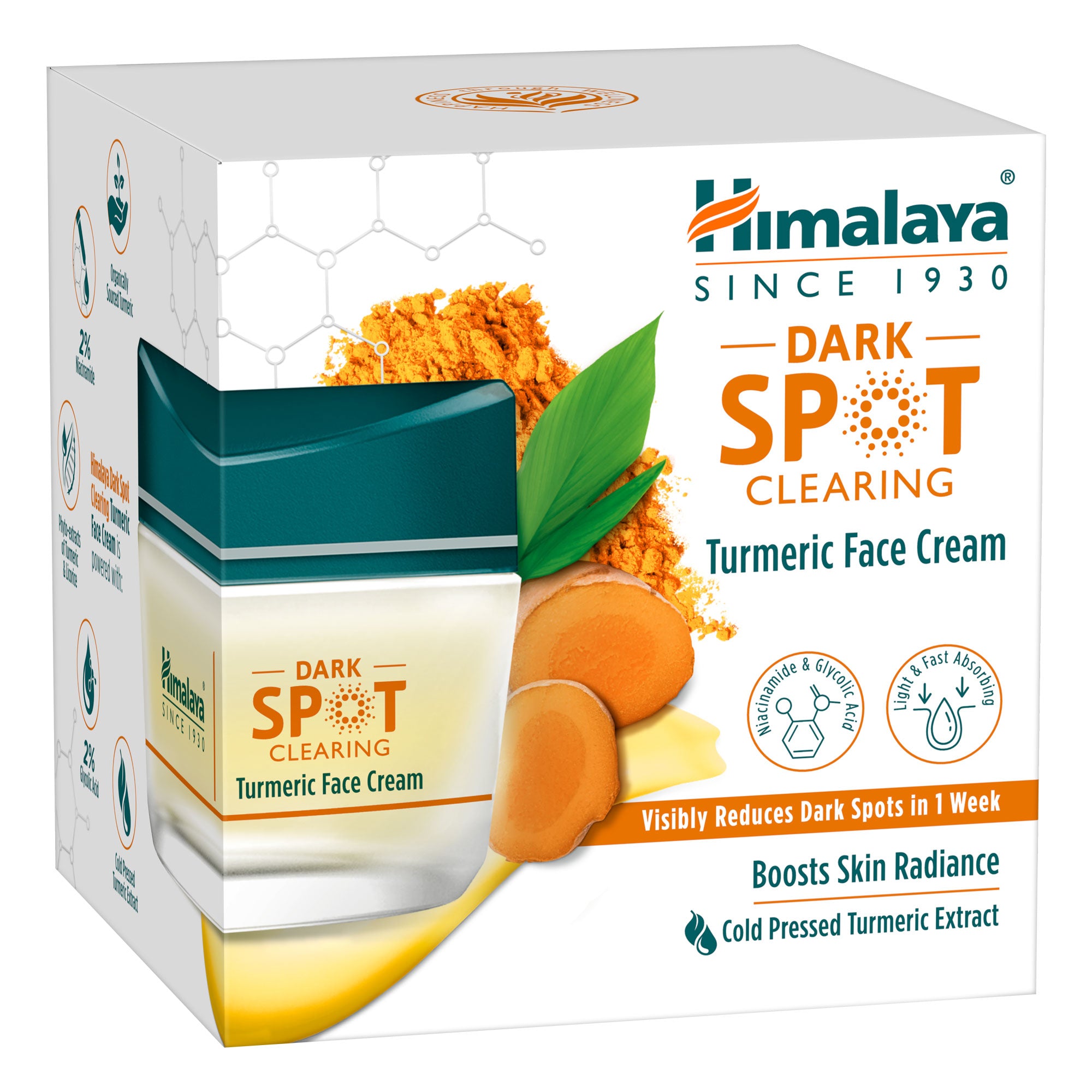 Himalaya Dark Spot Clearing Turmeric Face Cream 50g