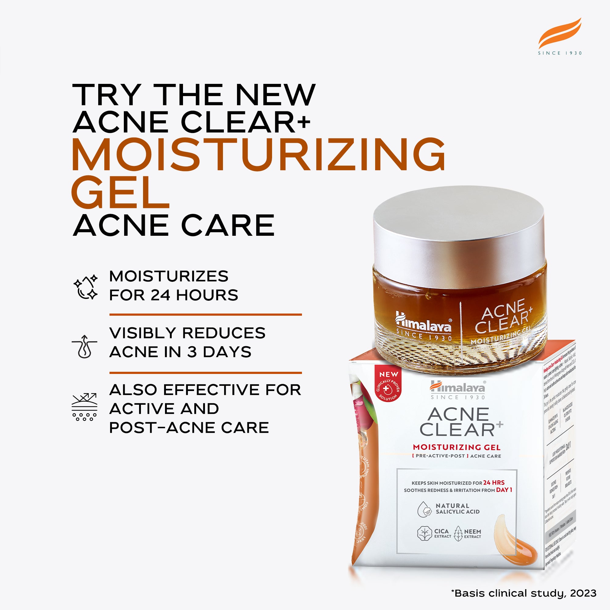 Acne Clear+ Moisturizing Gel