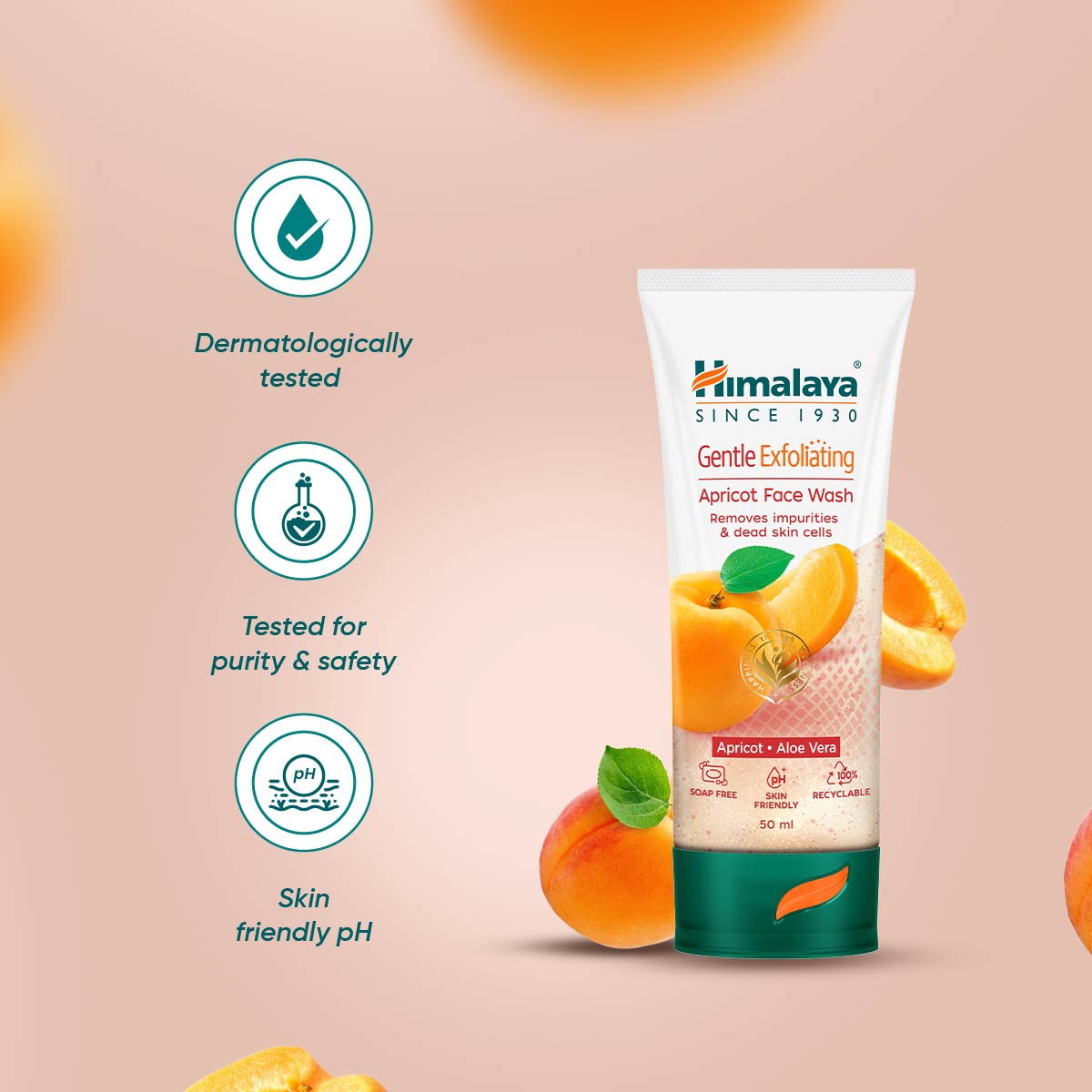 Himalaya Gentle Exfoliating Apricot Face Wash Removes Blackheads himalaya-gentle-exfoliating-apricot-face-wash-removes-blackheads