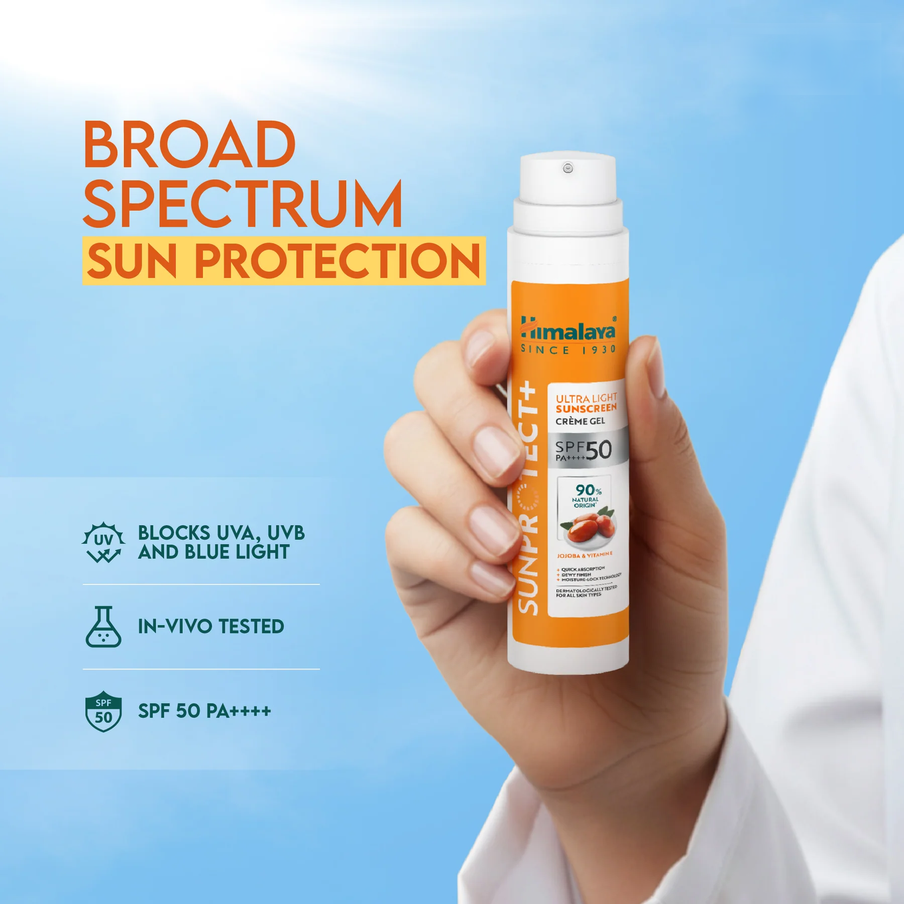 SunProtect+ Ultra-Light Sunscreen Creme Gel