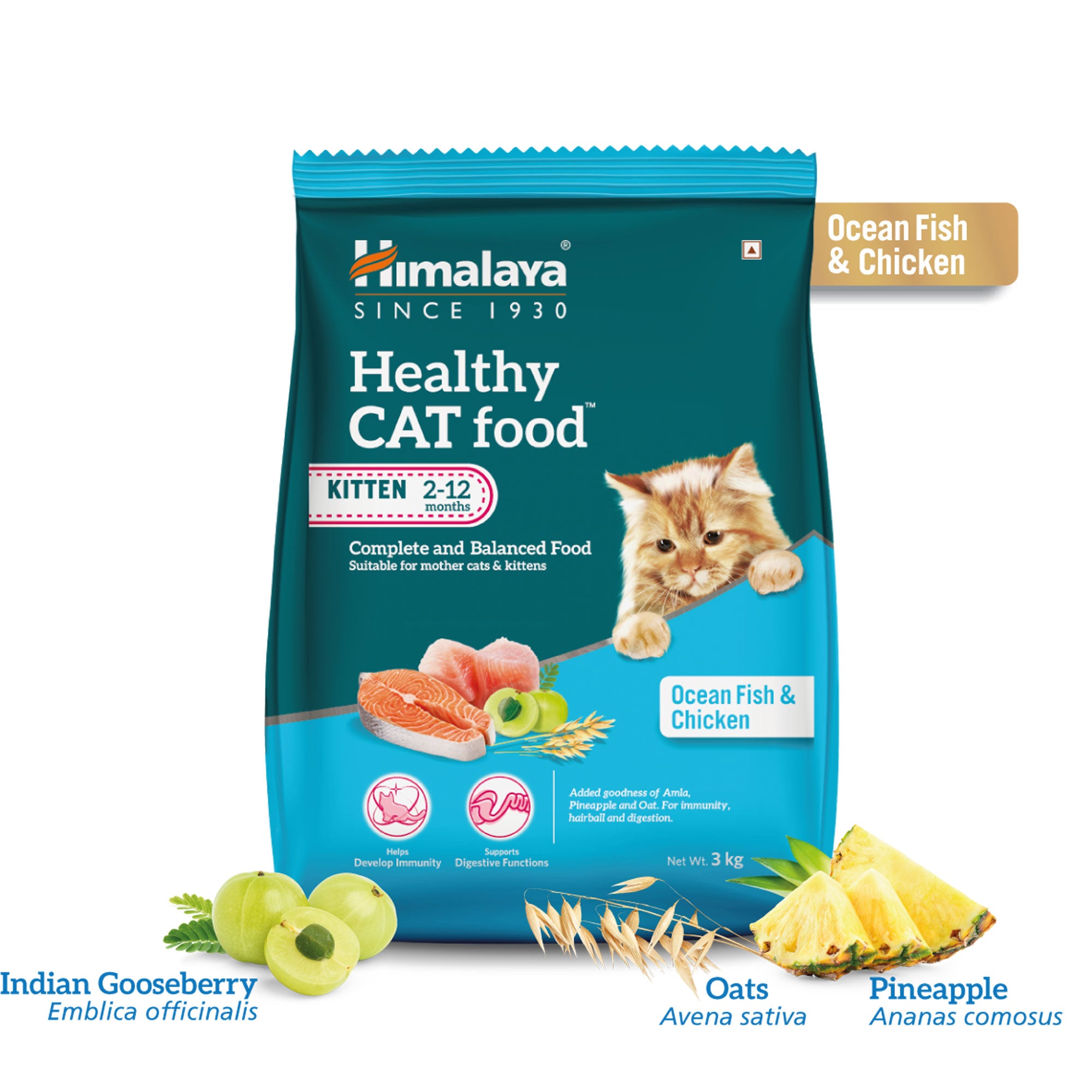 Himalaya Healthy CAT food Kitten – Ocean Fish and Chicken FOP