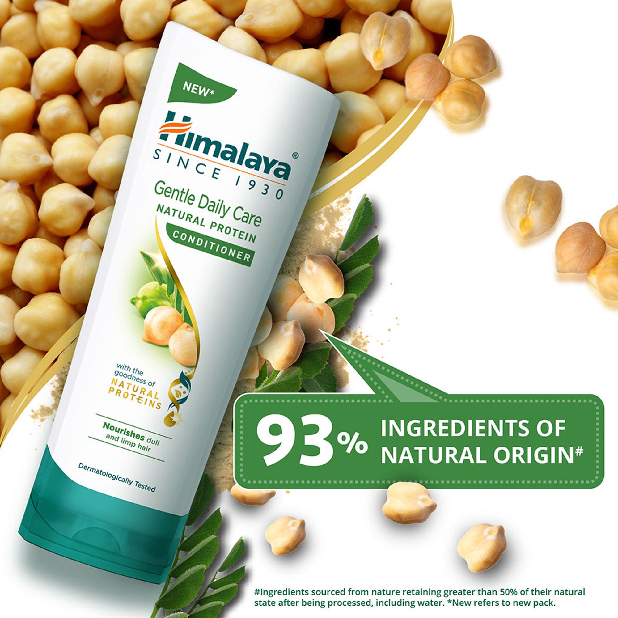 Himalaya Gentle Daily Care Natural Protein Conditioner 180ml - 93% Ingredients of Natural Origin