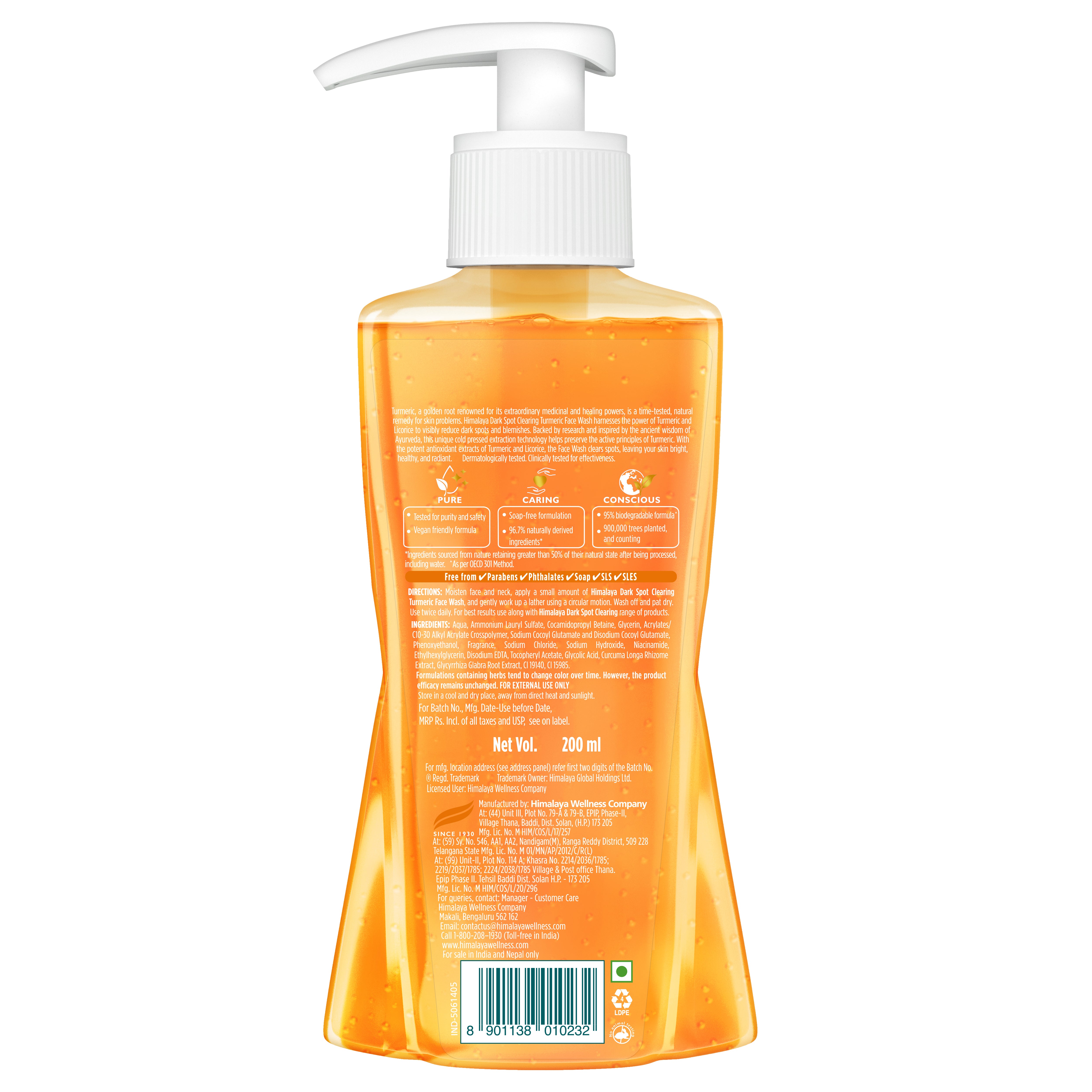 Himalaya Dark Spot Clearing Turmeric Face Wash