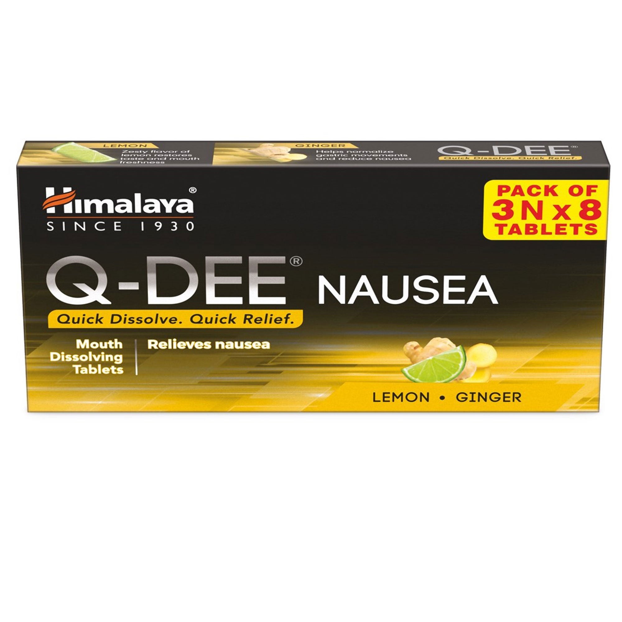 Himalaya Q-DEE Nausea Tablets - 3Nx8