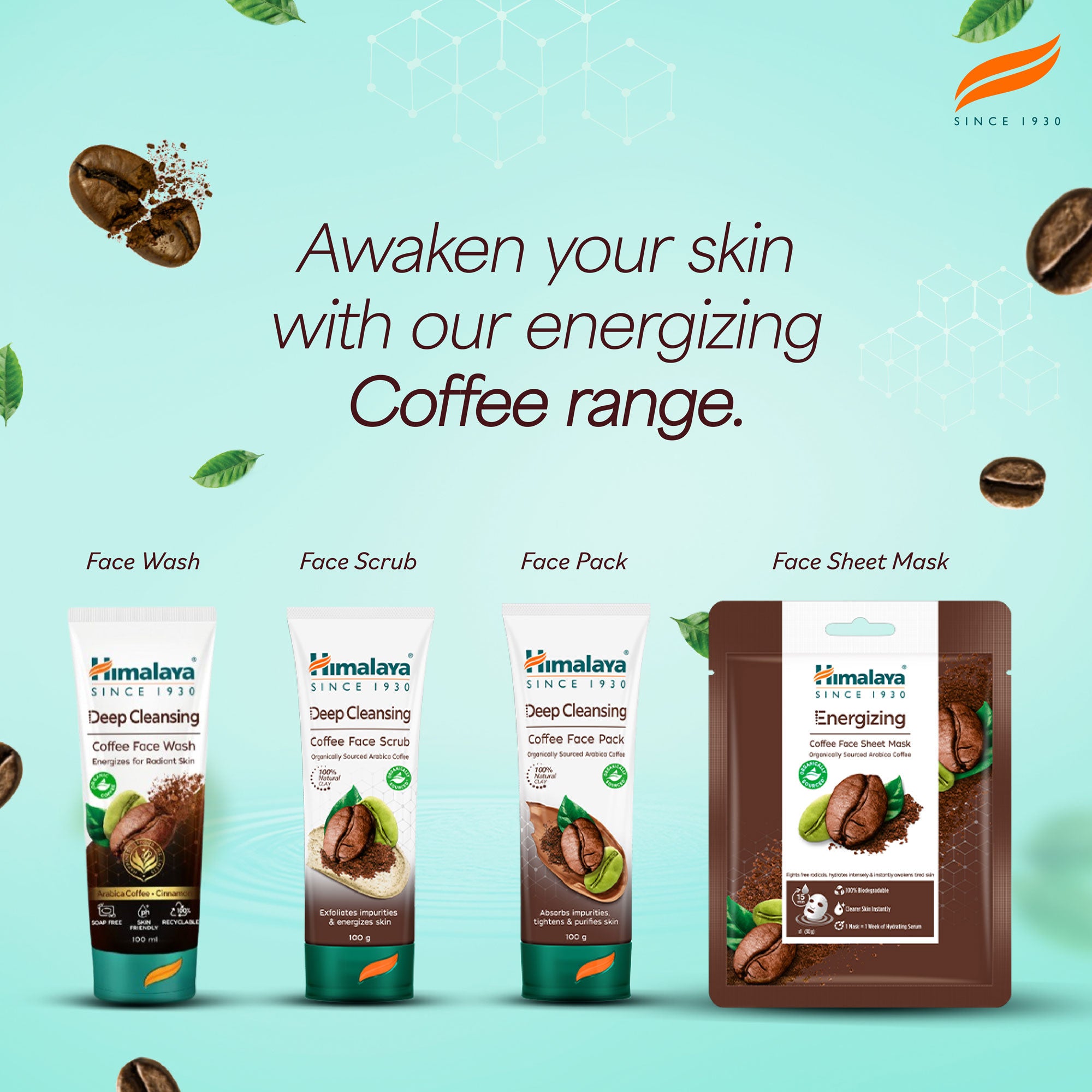Himalaya Deep Cleansing Coffee Face Care Range