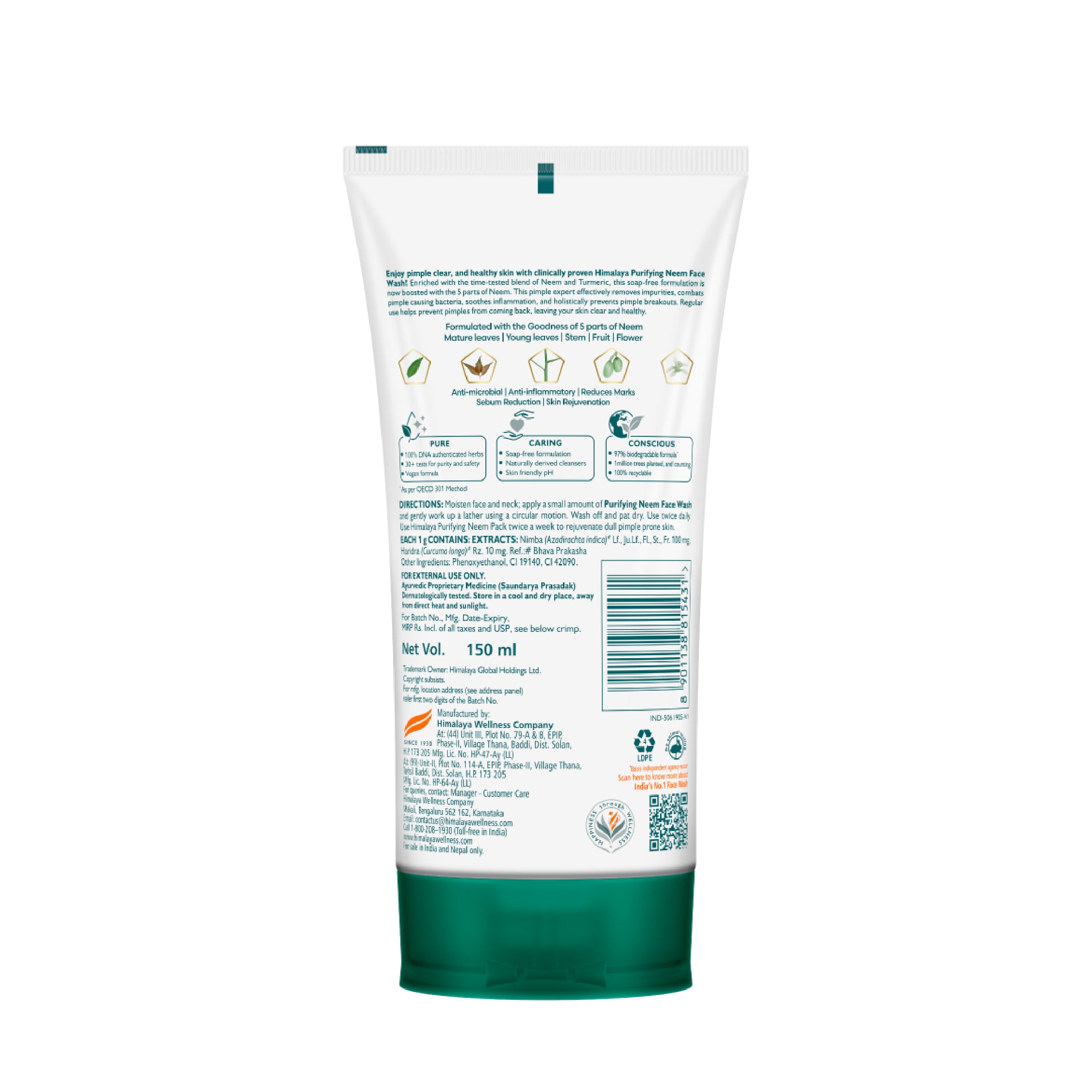 Himalaya Purifying Neem Face Wash