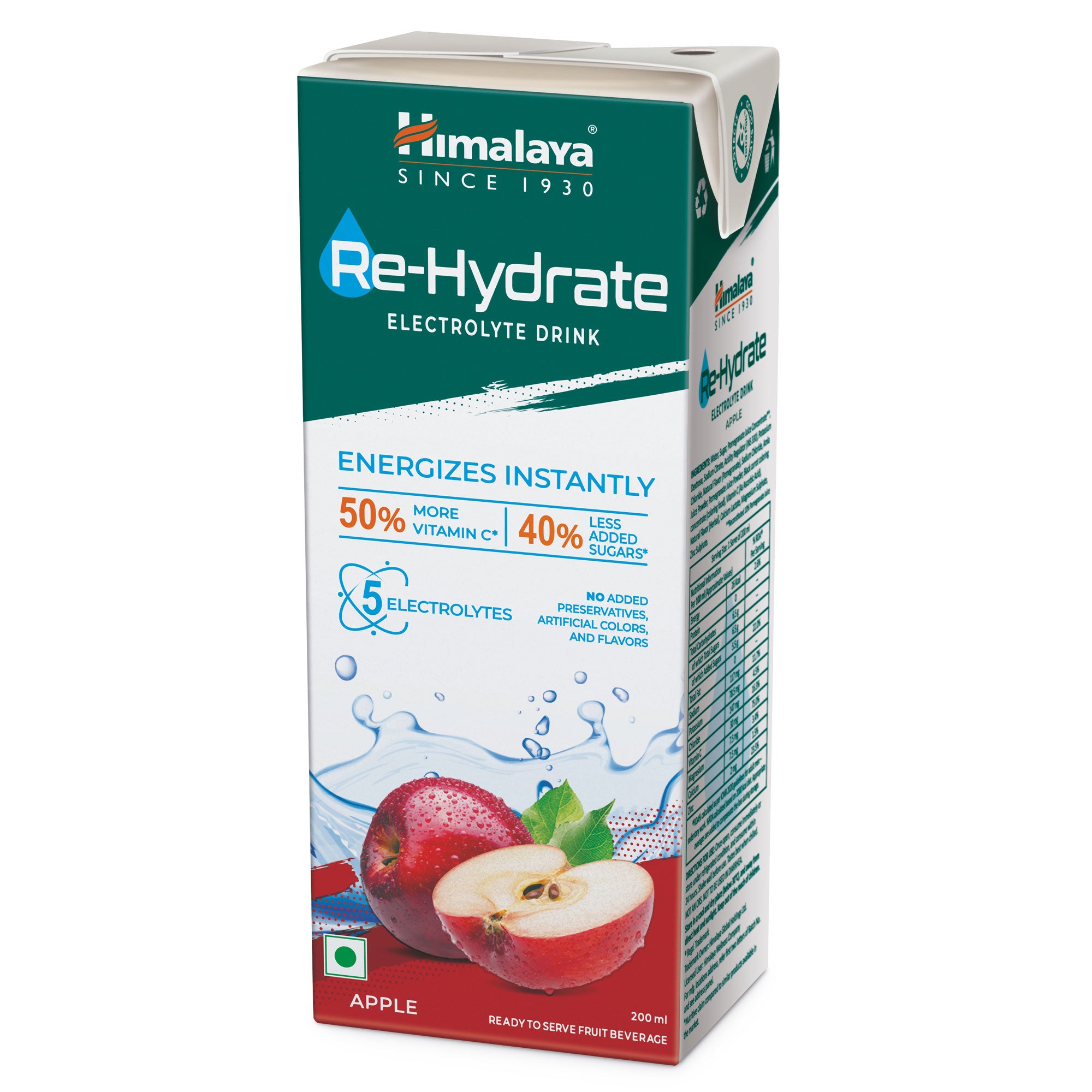 Himalaya Re-Hydrate Apple 200ml Side