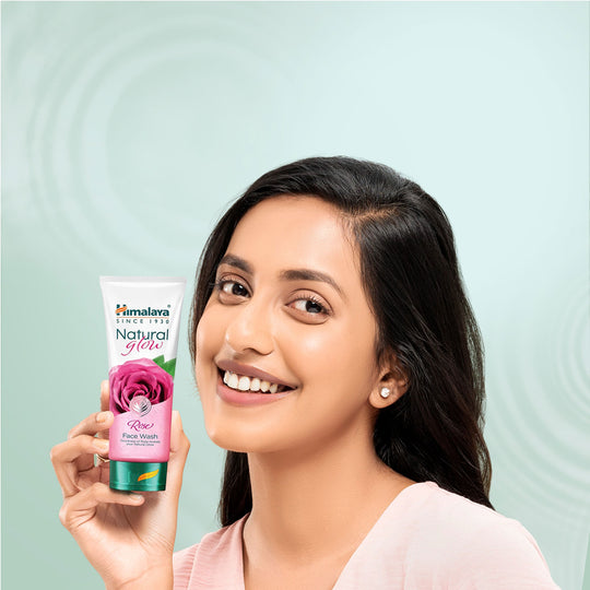 Buy Himalaya Natural Glow Rose Face Wash 50ml, 100ml Himalaya