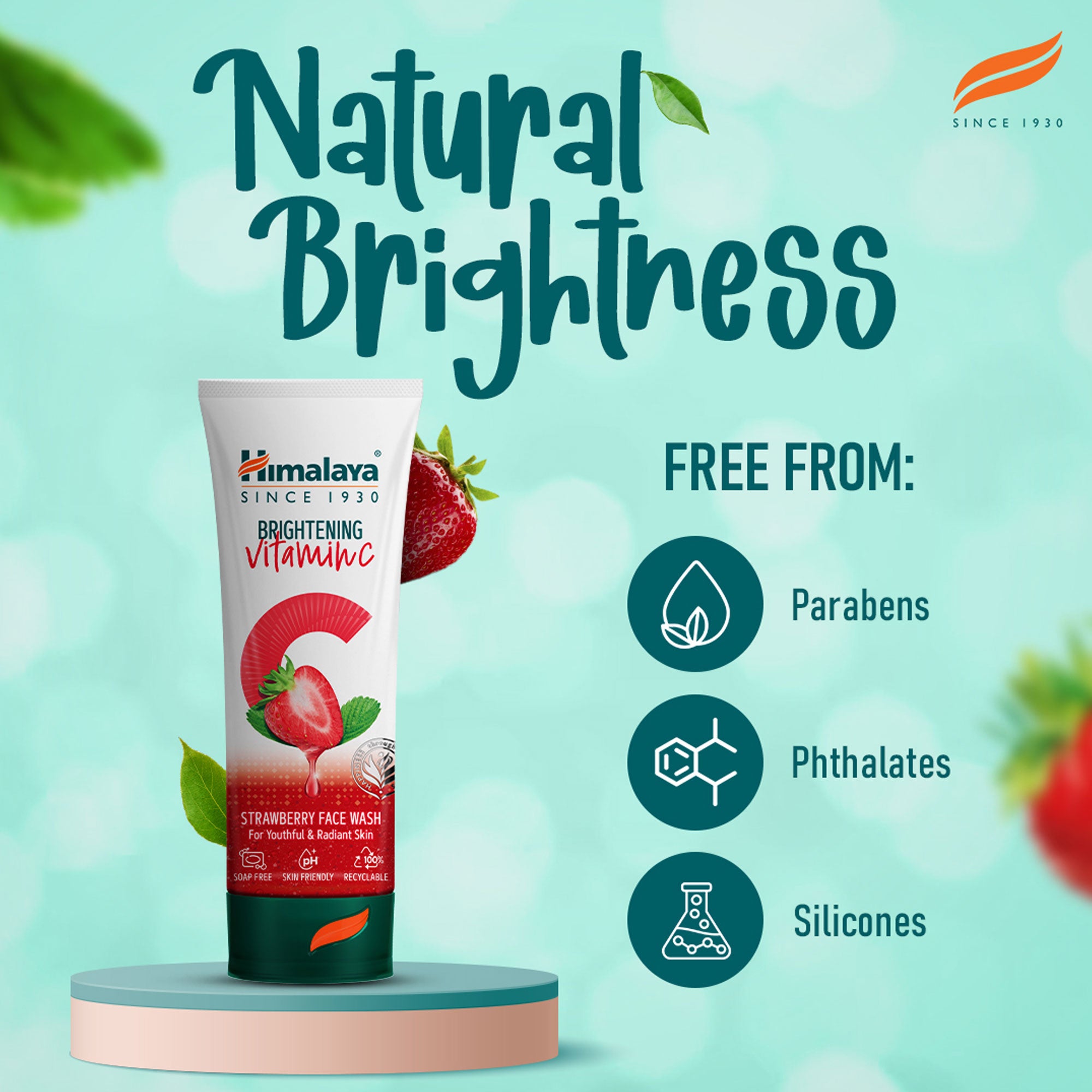 Himalaya Brightening Vitamin C Strawberry Face Wash