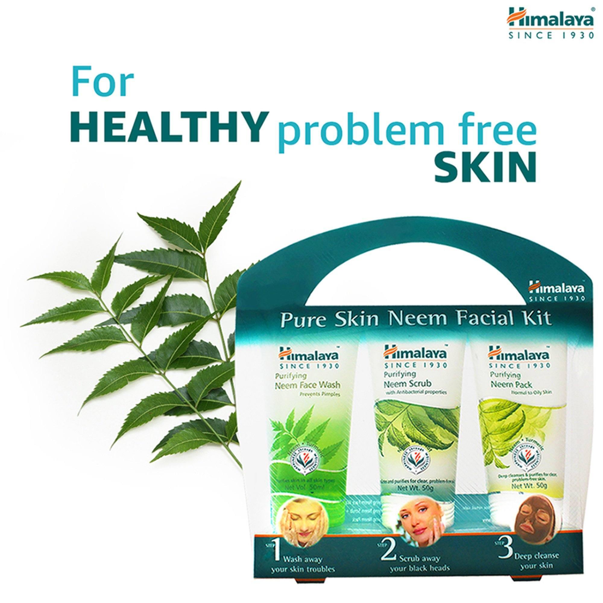 Himalaya Pure Skin Neem Facial Kit - For Healthy Problem-Free Skin