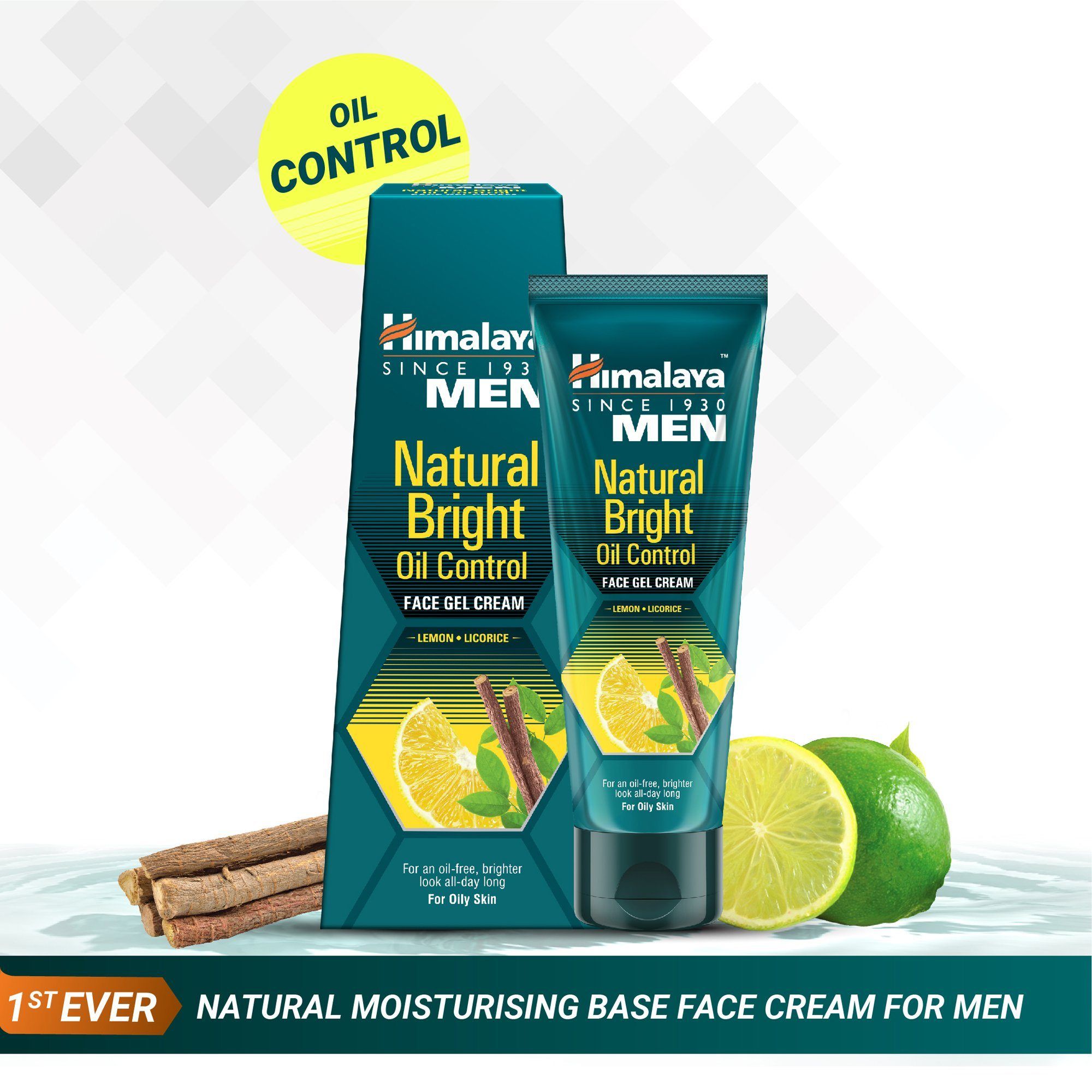 Himalaya Natural Bright Oil Control Men’s Face Cream - Face Cream for Men