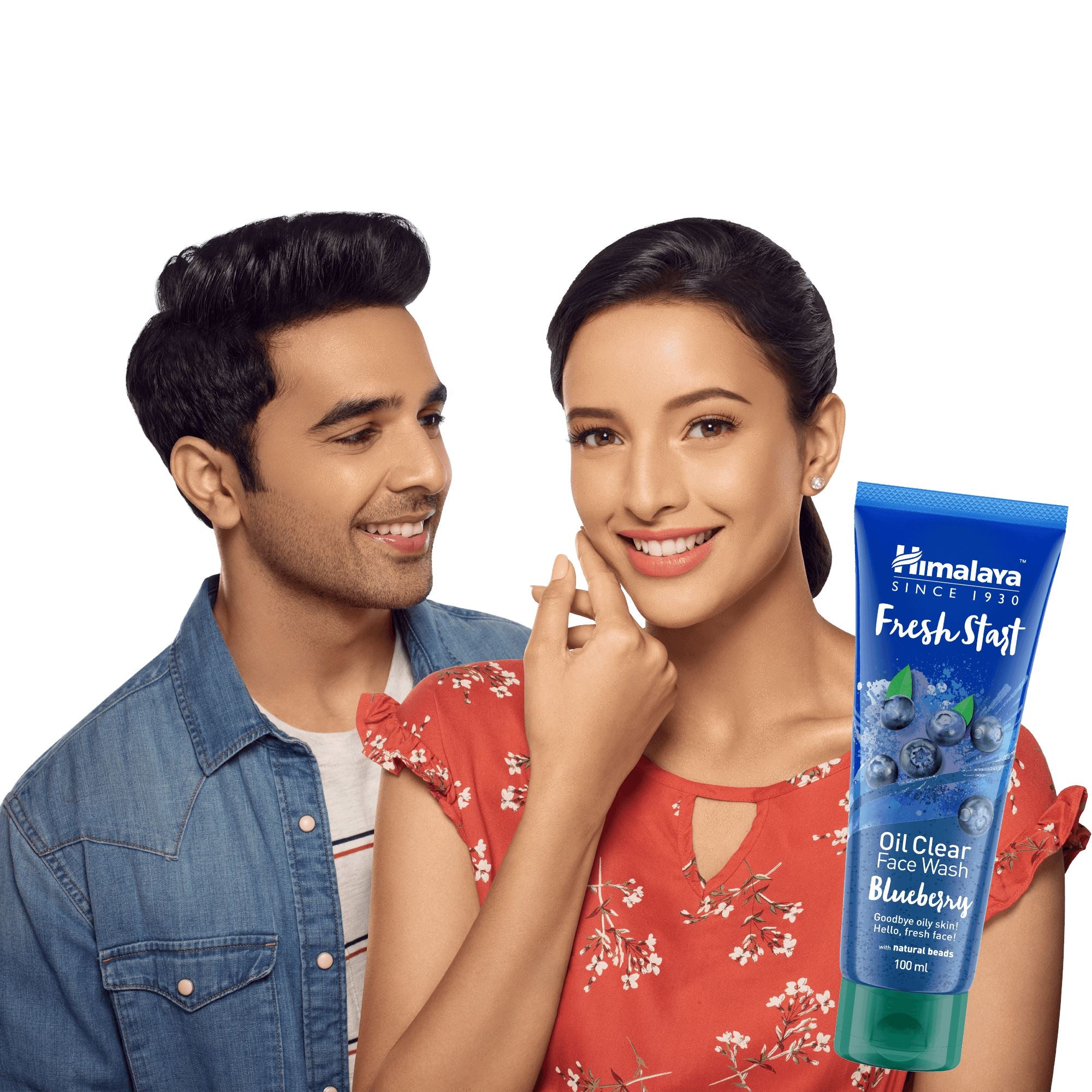 Himalaya Fresh Start Oil Clear Blueberry Face Wash - Freshness for Men and Women