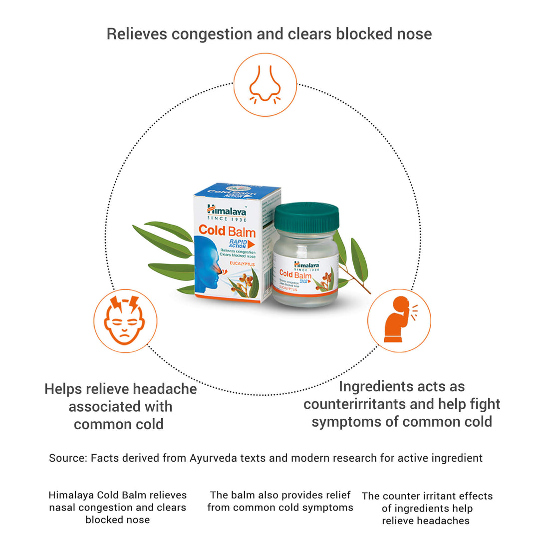 Biocold Balm Himalaya Cold Balm - Clears Blocked Nose – Himalaya Wellness (India)
