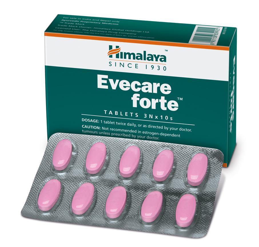 Himalaya Evecare forte Tablets 3N x 10s - Helps reduce intimate conditions in women