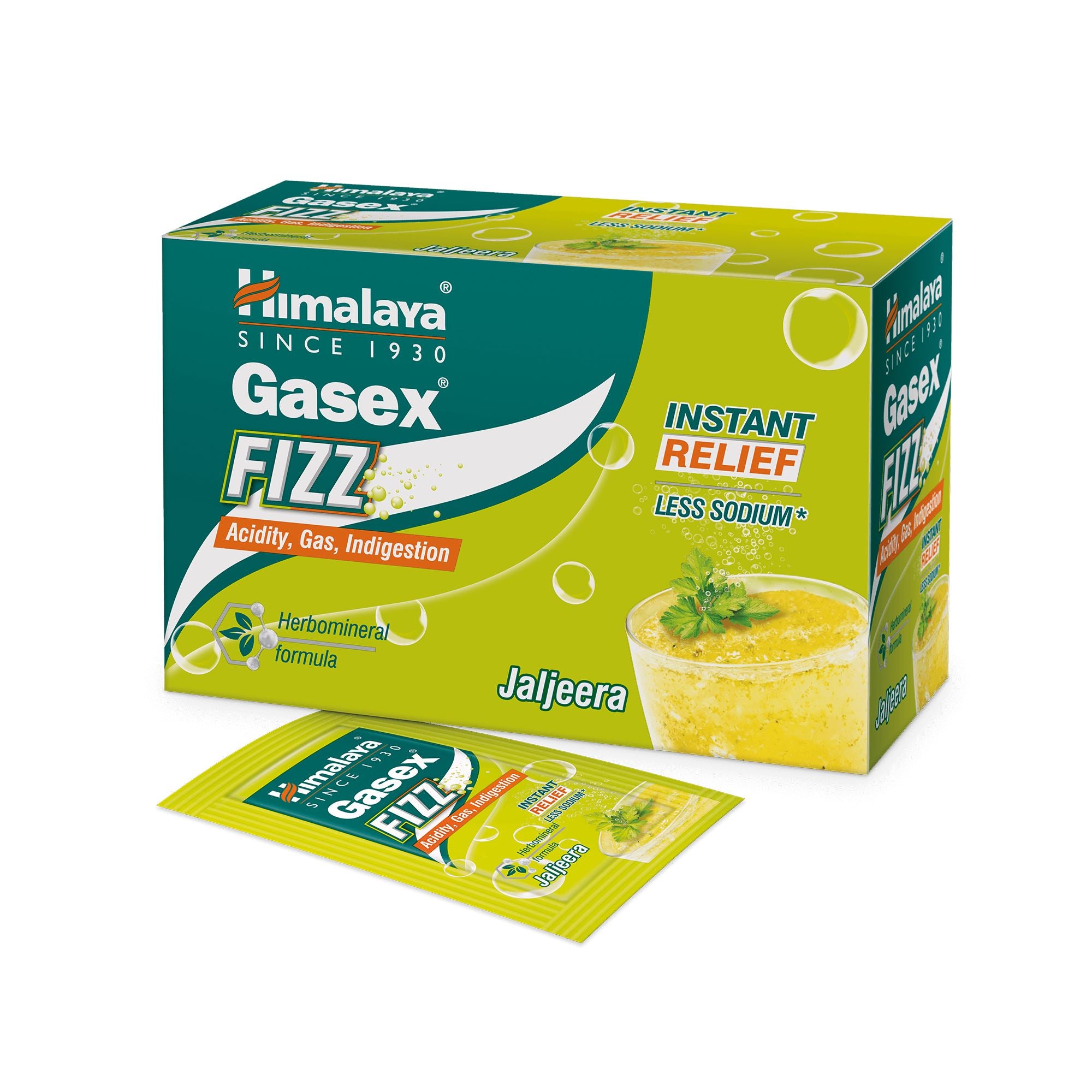 Himalaya Gasex Fizz (Jaljeera) 10s - Instant Relief from Acidity
