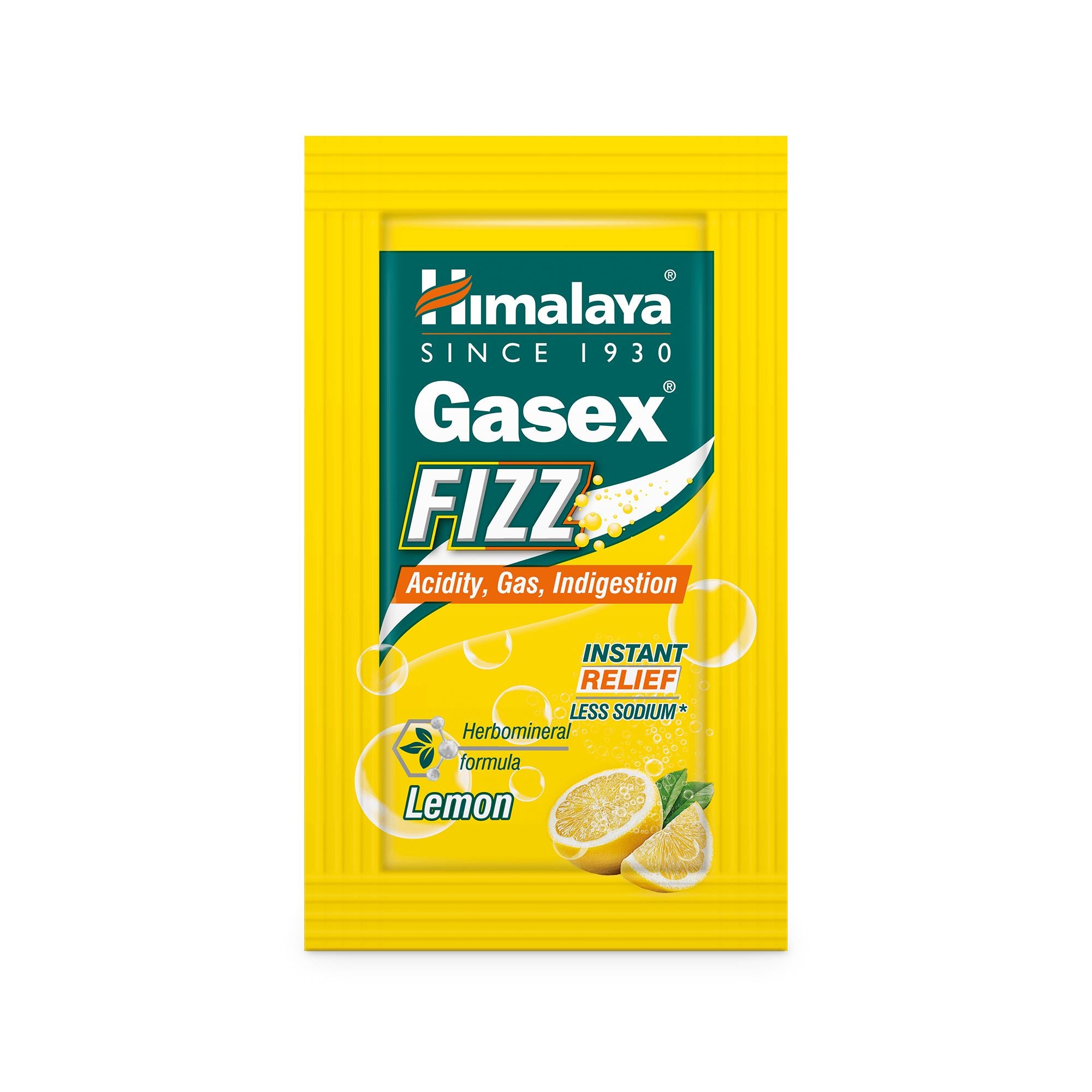 Himalaya Gasex Fizz (Lemon) - Instant Relief from Acidity