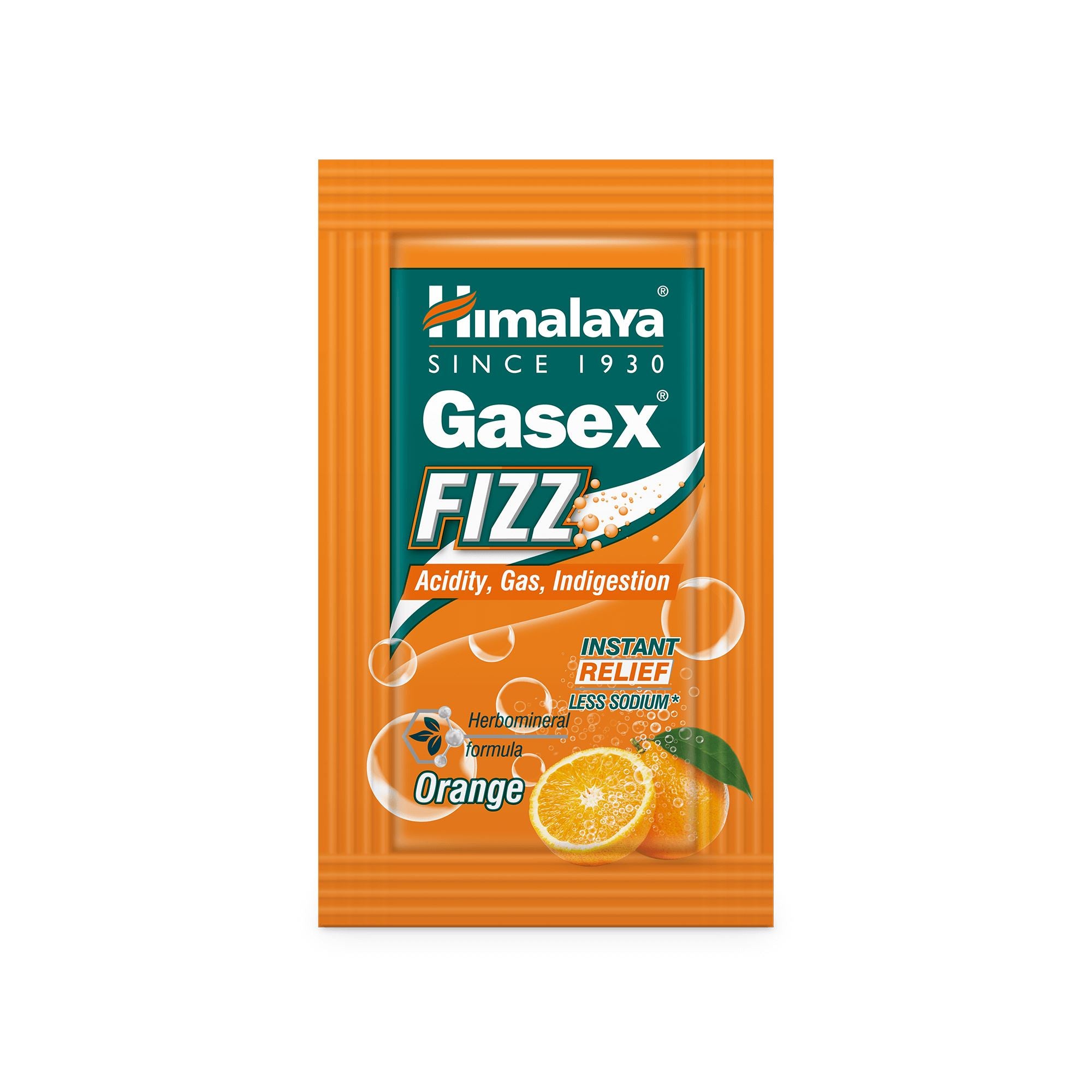 Himalaya Gasex Fizz (Orange) - Instant Relief from Acidity