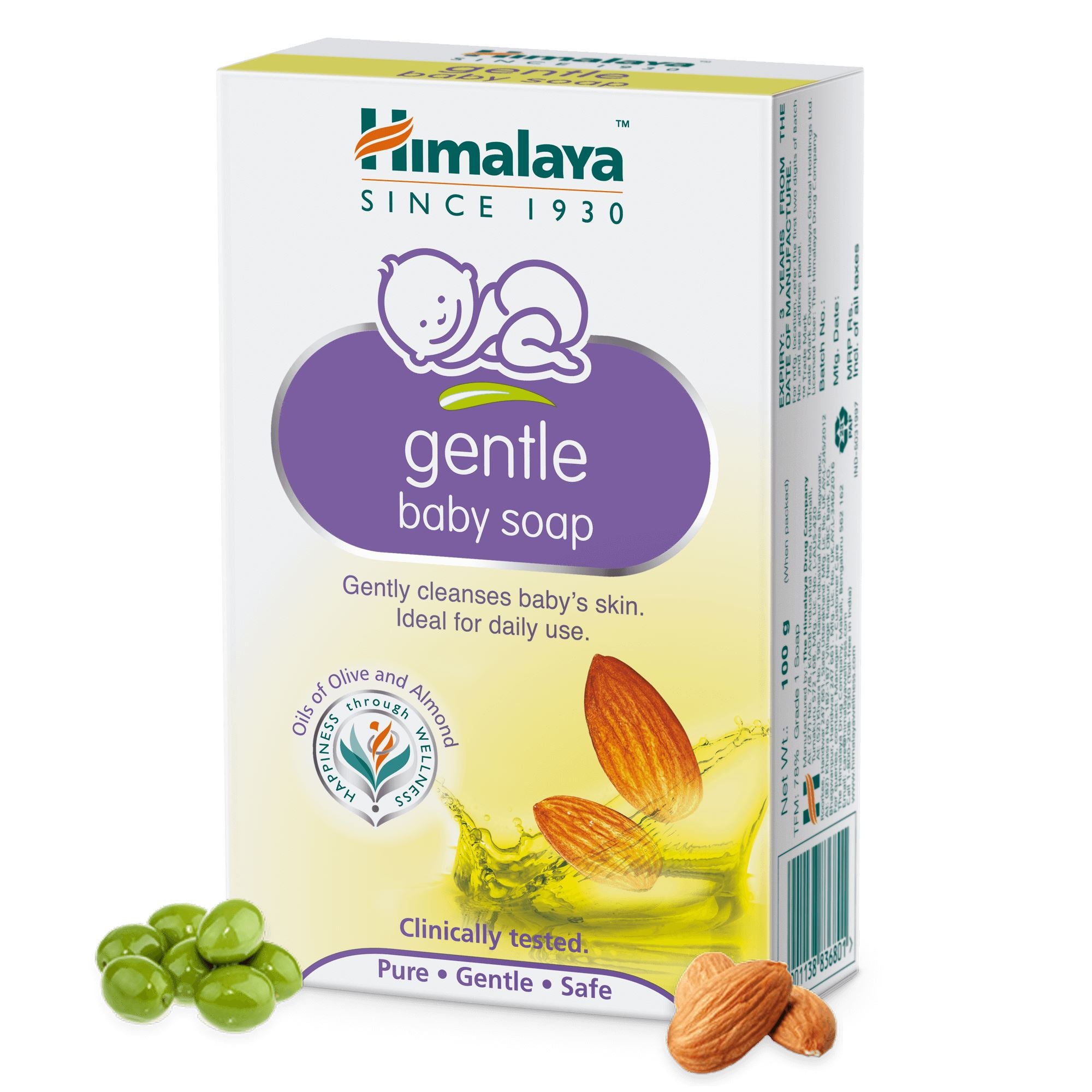 Himalaya Gentle Baby Soap 100g- Gently cleanses baby’s skin