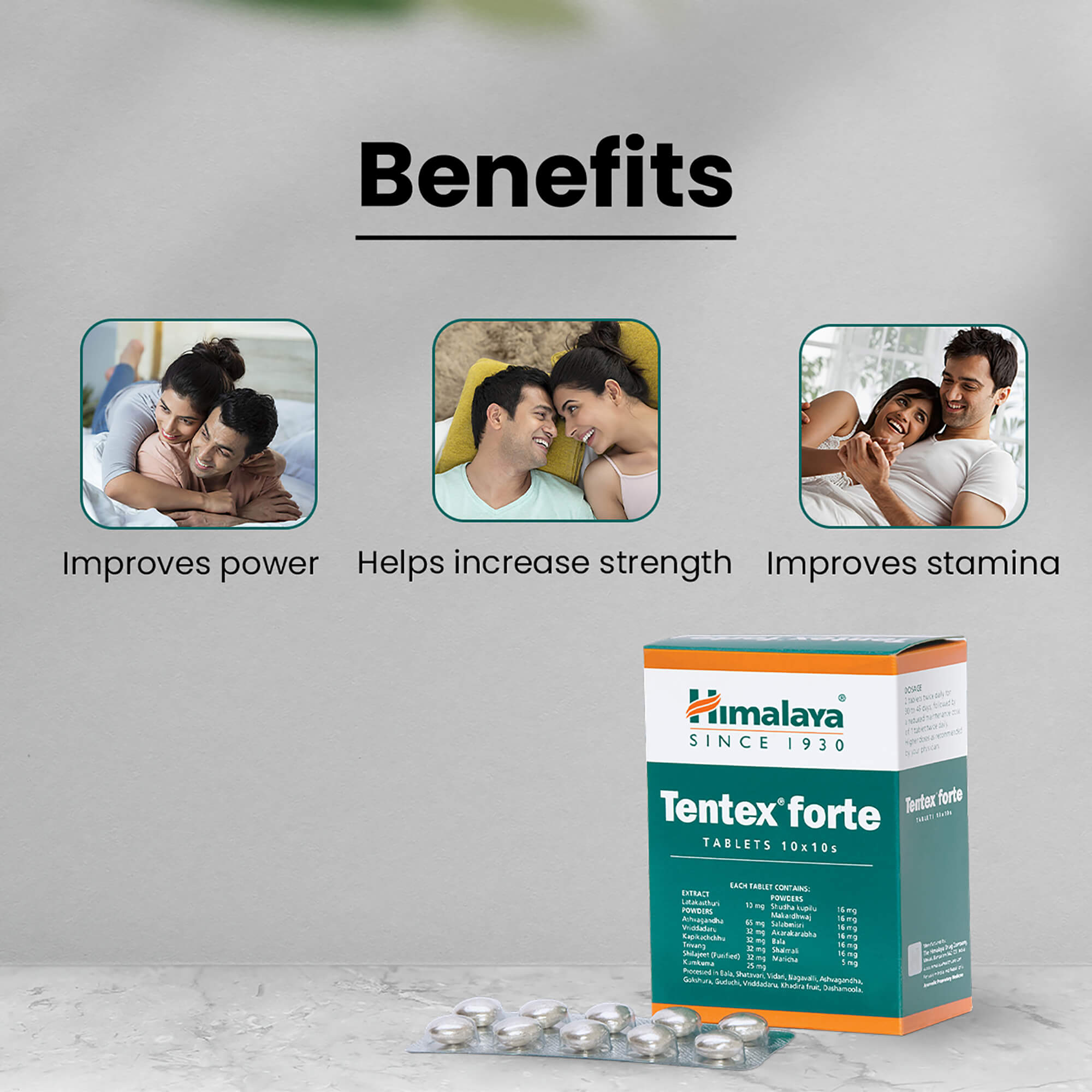 Himalaya Tentex Forte Tablets Himalaya Wellness India