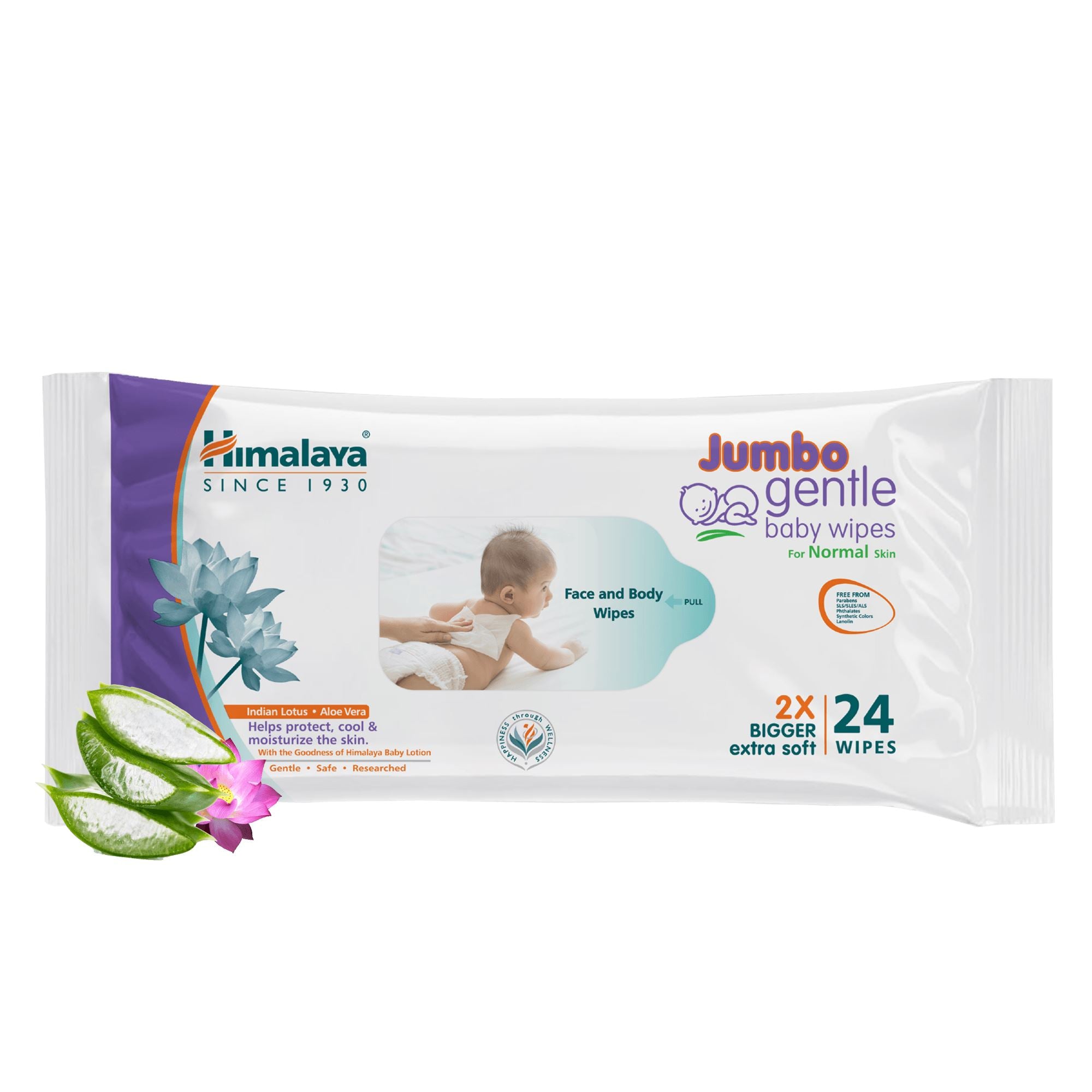 Jumbo Gentle Baby Wipes 24's 