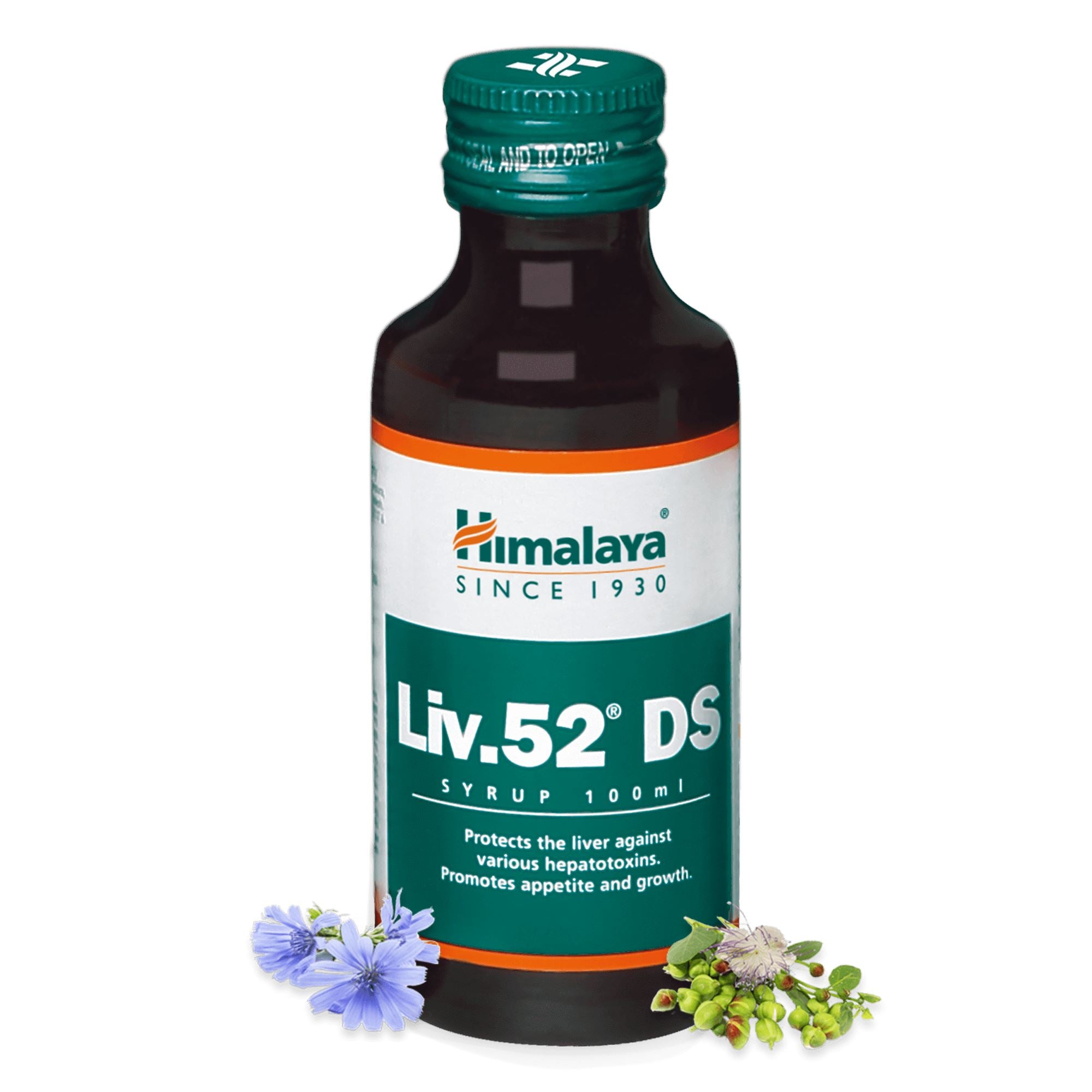 Himalaya Liv.52 DS Syrup - Protects the liver when taking liver-toxic medicine or alcohol