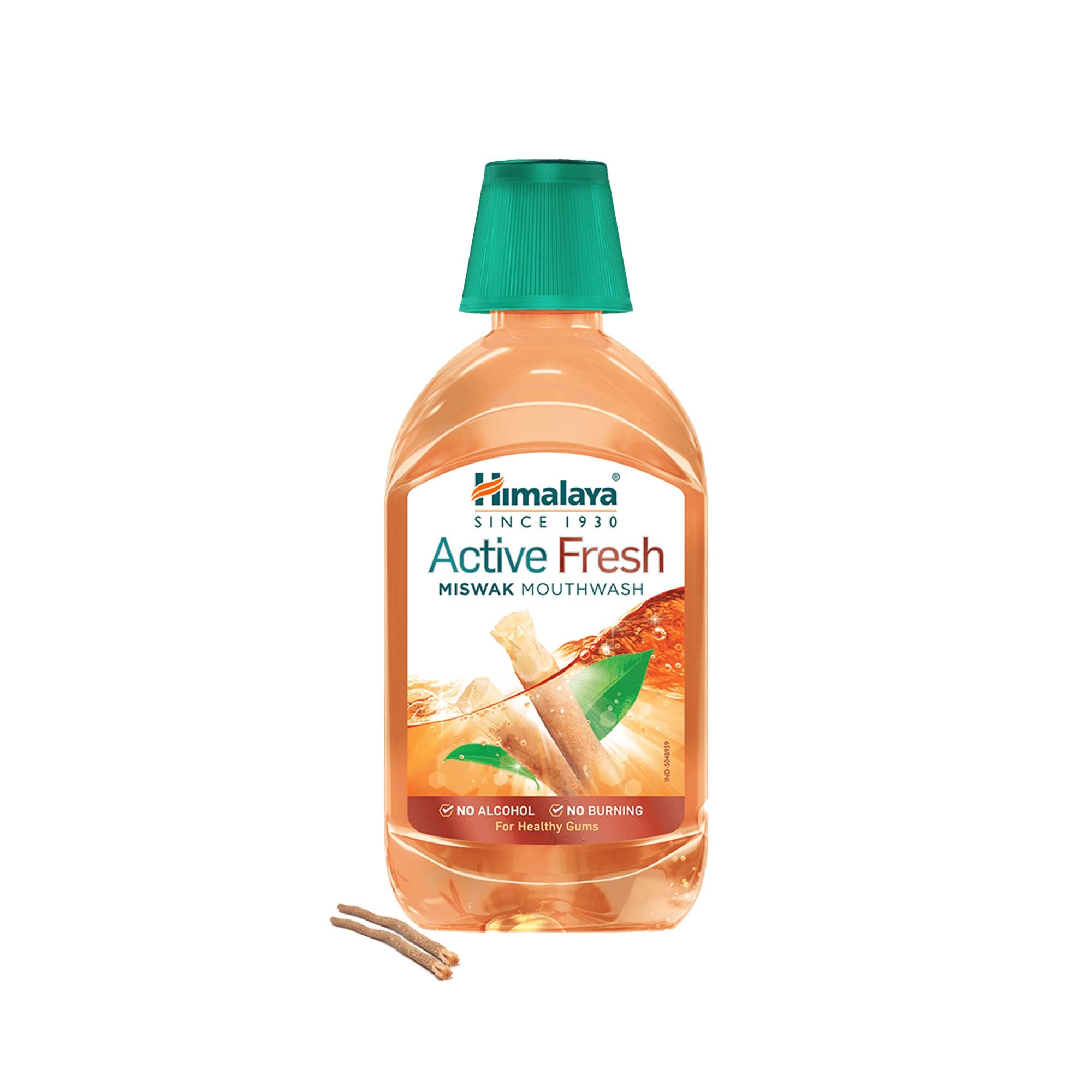 Himalaya Active Fresh Miswak Mouthwash - Prevents Mouth Odor