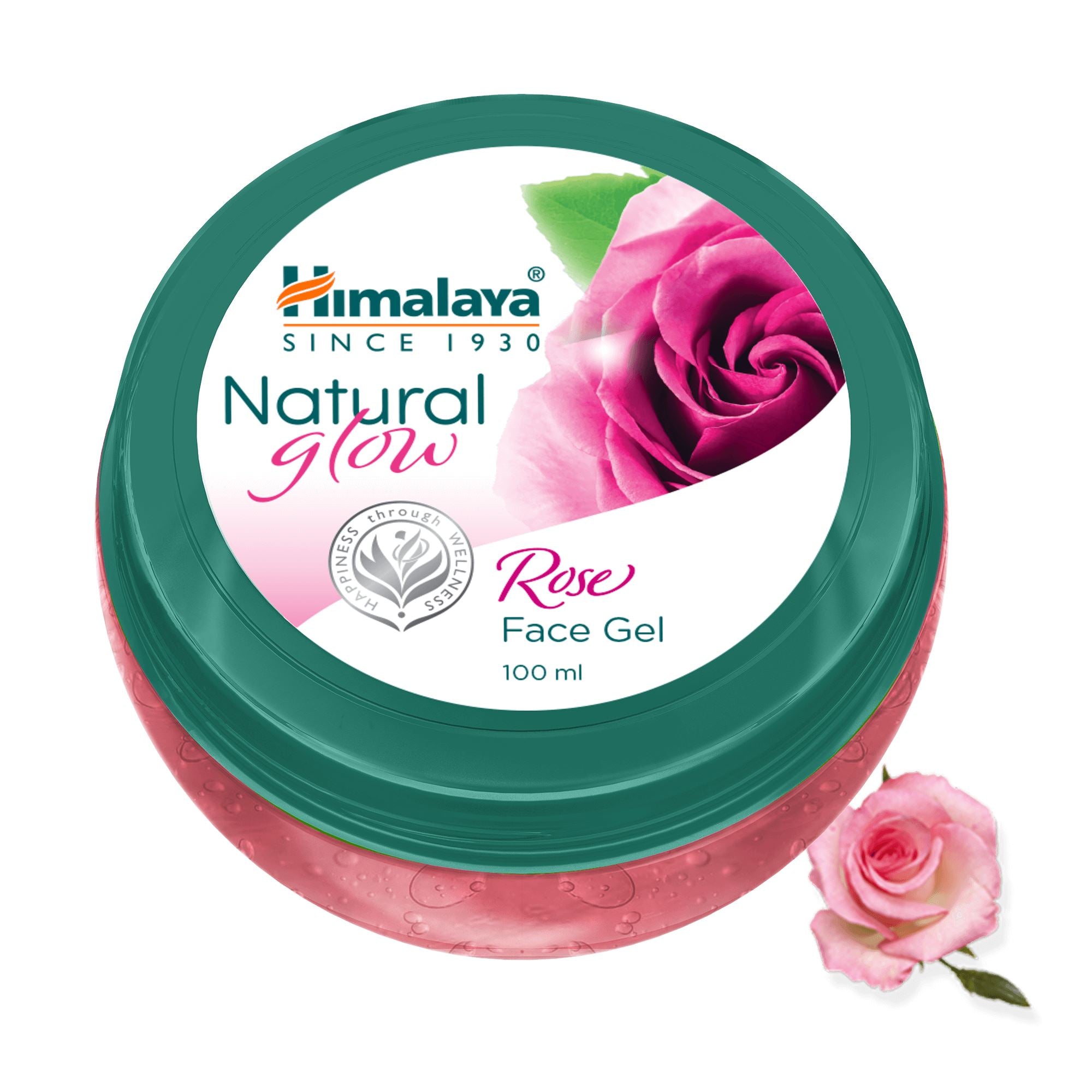 Himalaya Natural Glow Rose Face Gel 100ml - Revitalizes Dull Skin