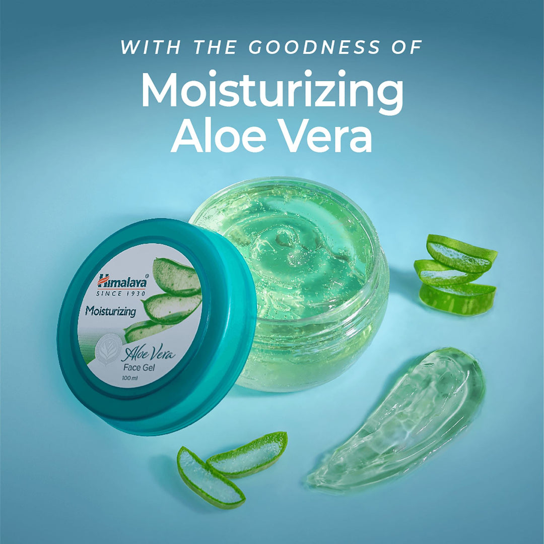 Himalaya Moisturizing Aloe Vera Face Gel Hydrates Skin Himalaya