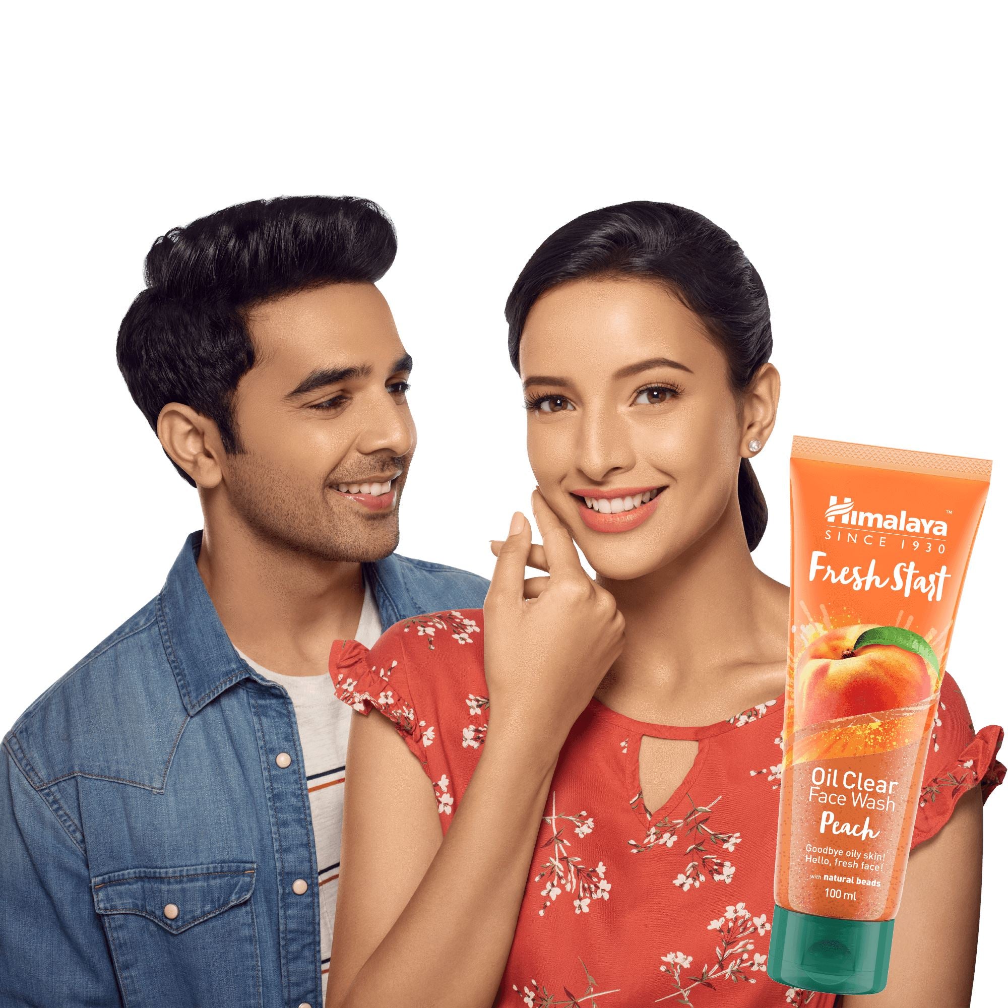 Himalaya Fresh Start Oil Clear Peach Face Wash - For Men and Women