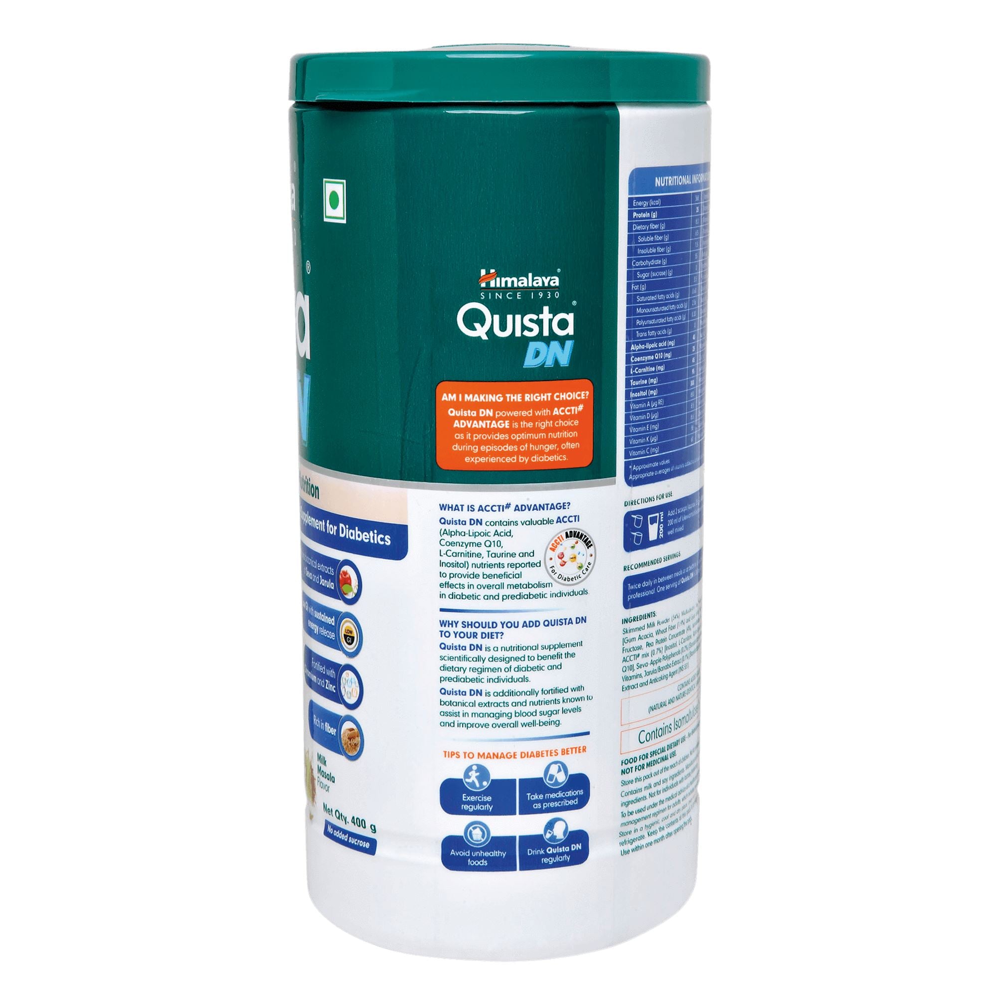 Himalaya Quista DN - Researched Nutritional Supplement for Diabetics