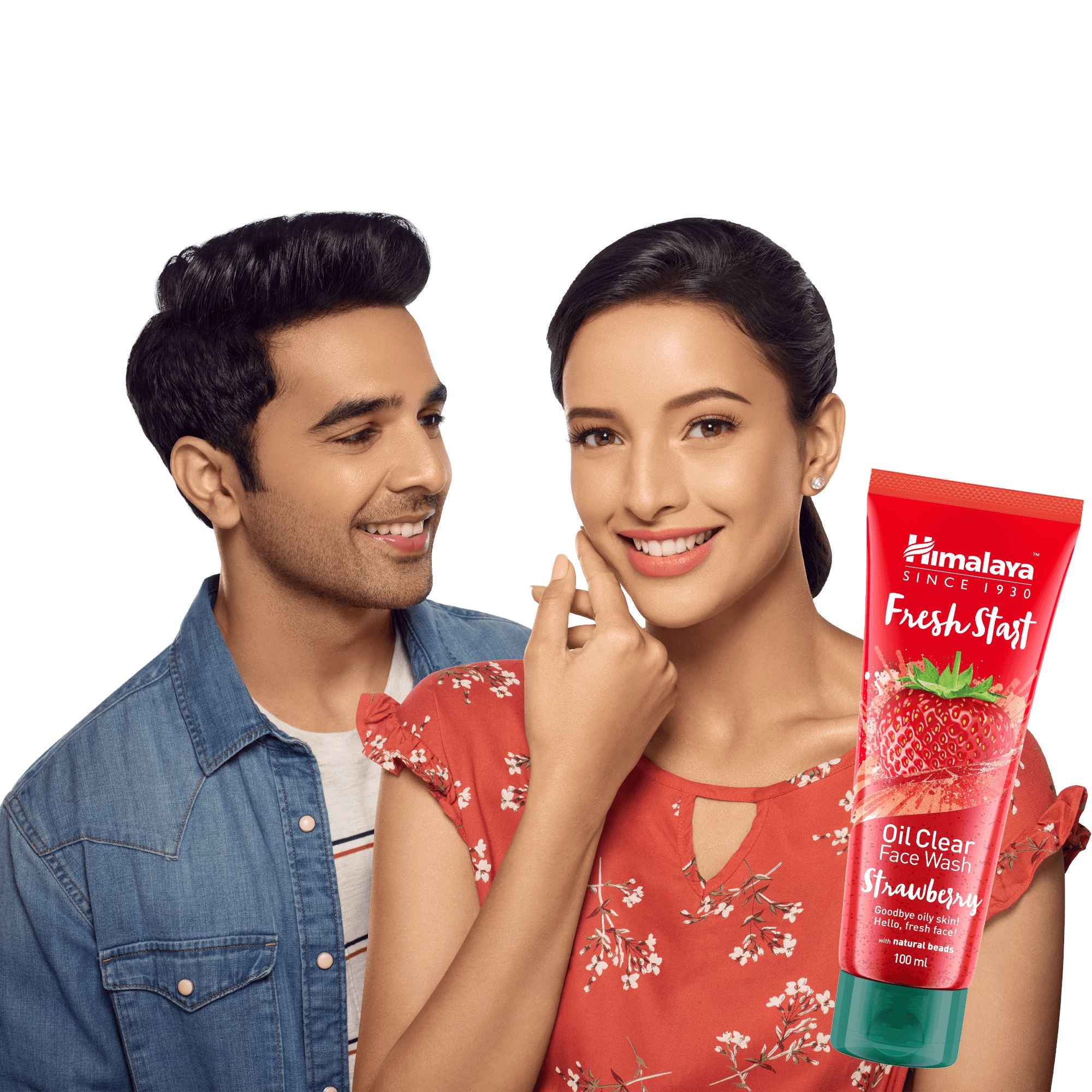 Himalaya Fresh Start Oil Clear Strawberry Face Wash - For Men and Women