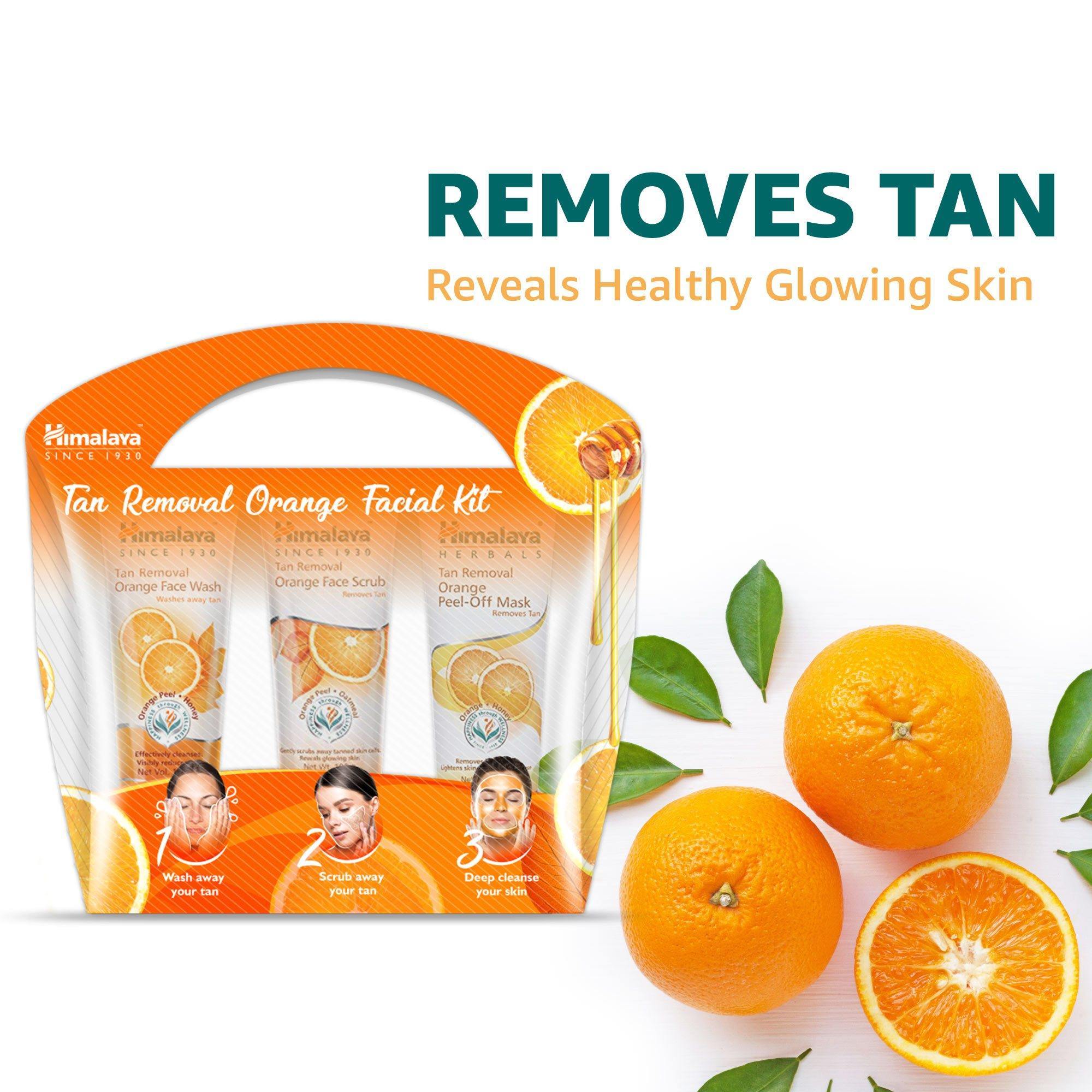 Himalaya Tan Removal Orange Facial Kit - Himalaya Wellness (India)