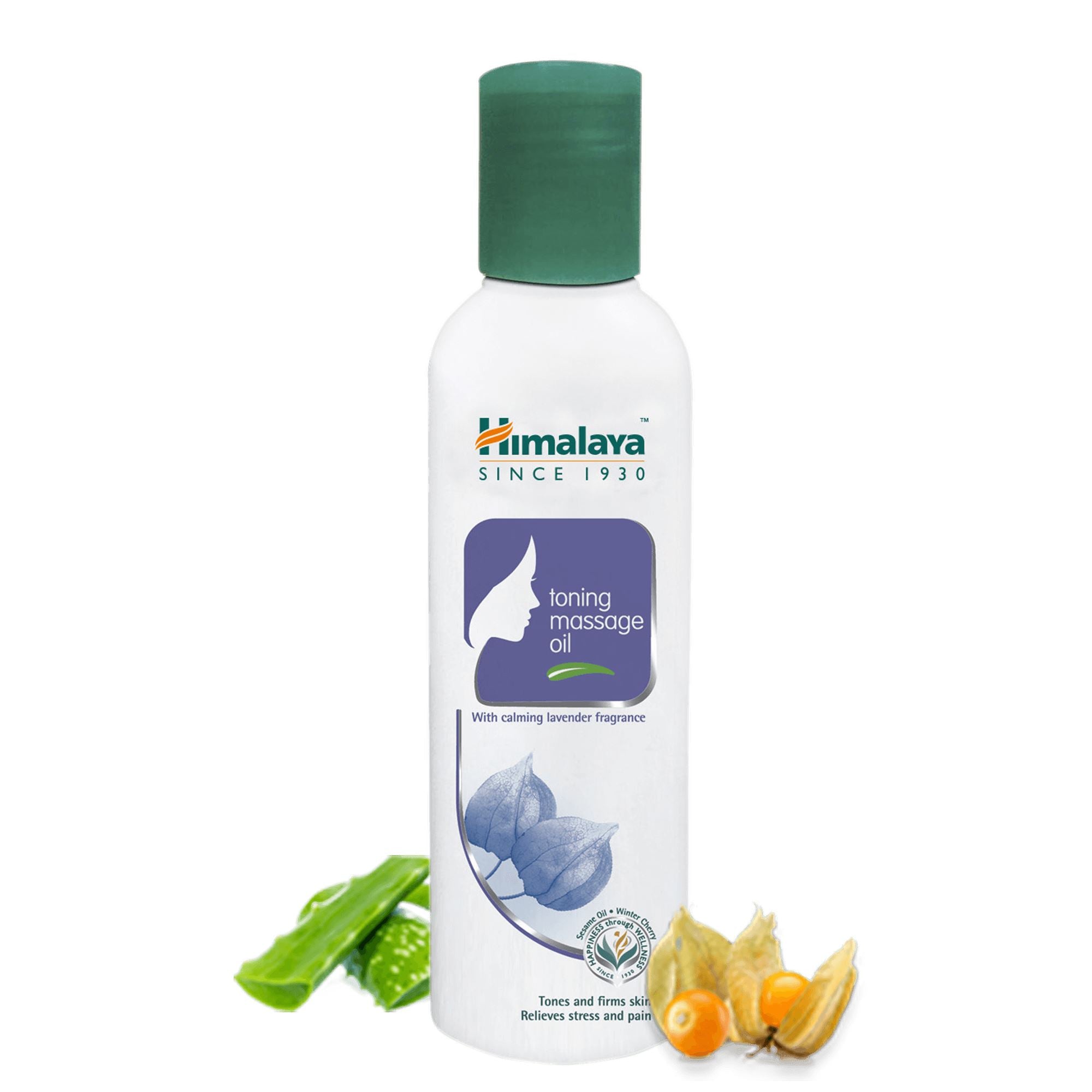 Himalaya Toning massage oil - Tones and firms skin, Relieves stress and pain