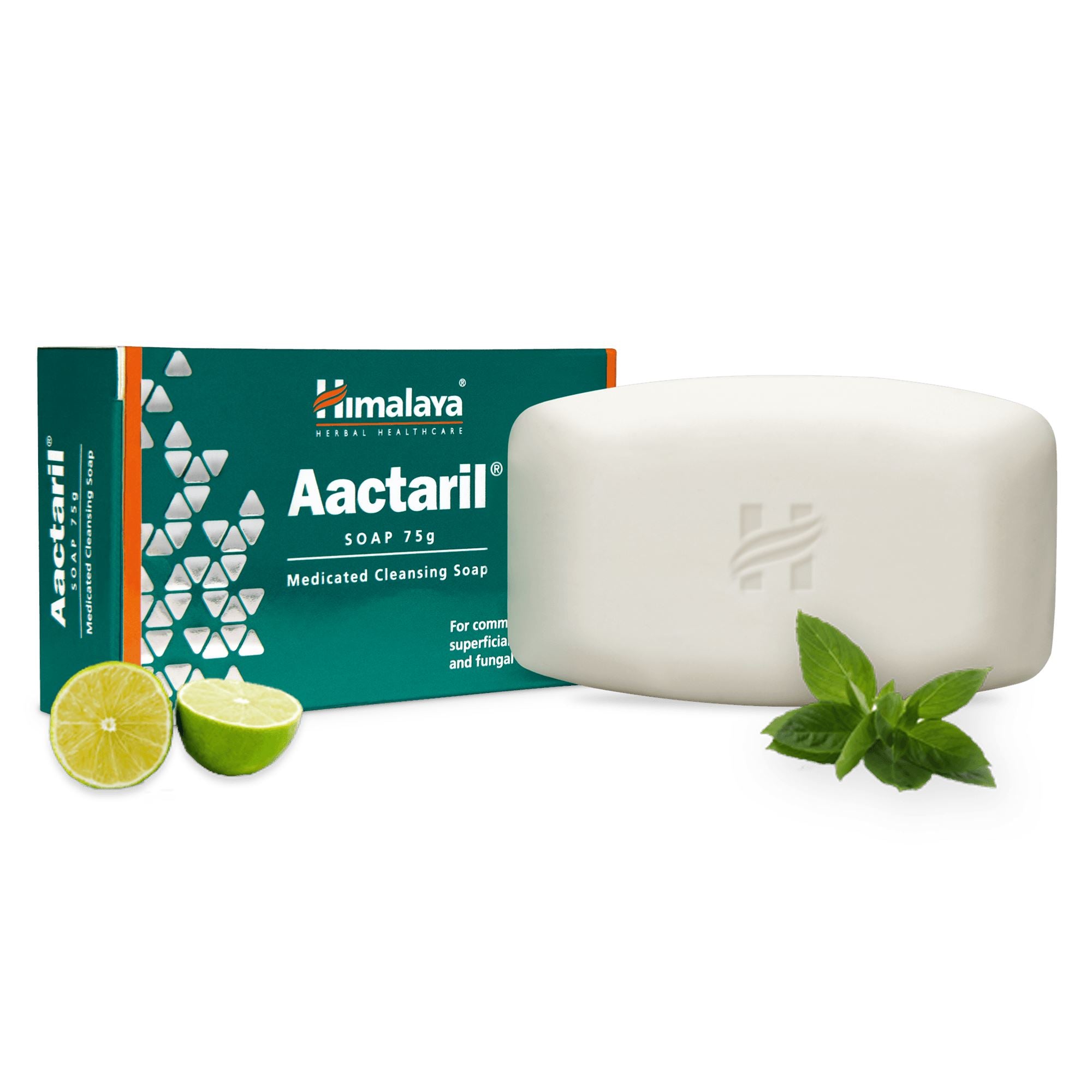 Himalaya Aactaril Soap - Medicated cleansing soap for bacterial and fungal skin infections
